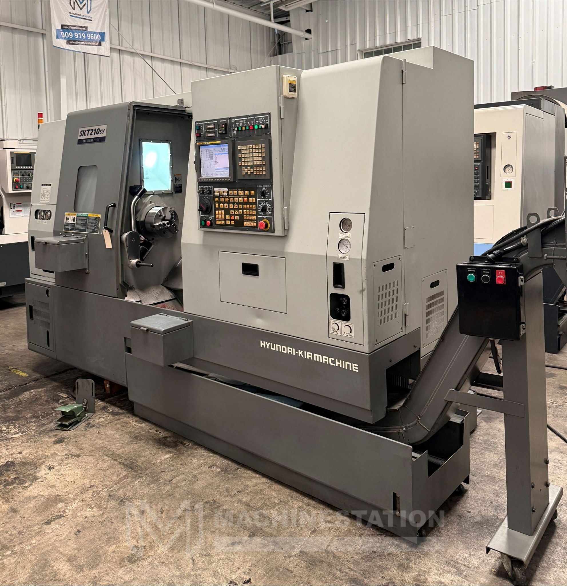 Hyundai Kia SKT-210SY CNC Turning Center - Sub Spindle Y Axis Lathe 3