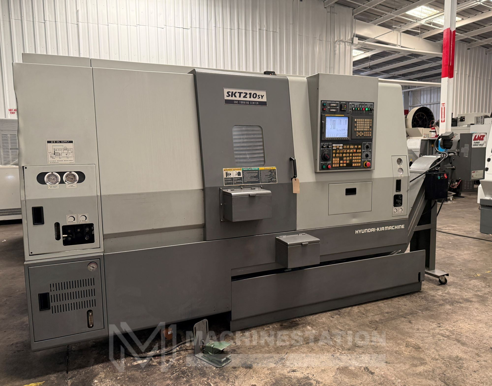 Hyundai Kia SKT-210SY CNC Turning Center - Sub Spindle Y Axis Lathe 1