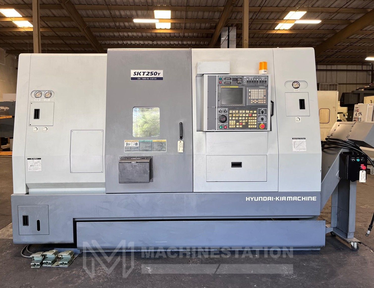 Hyundai Kia SKT-250Y CNC Turn Mill Center - Y Axis Lathe 1