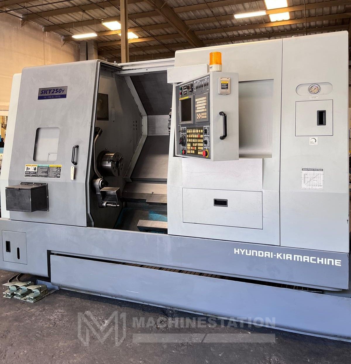 Hyundai Kia SKT-250Y CNC Turn Mill Center - Y Axis Lathe 3