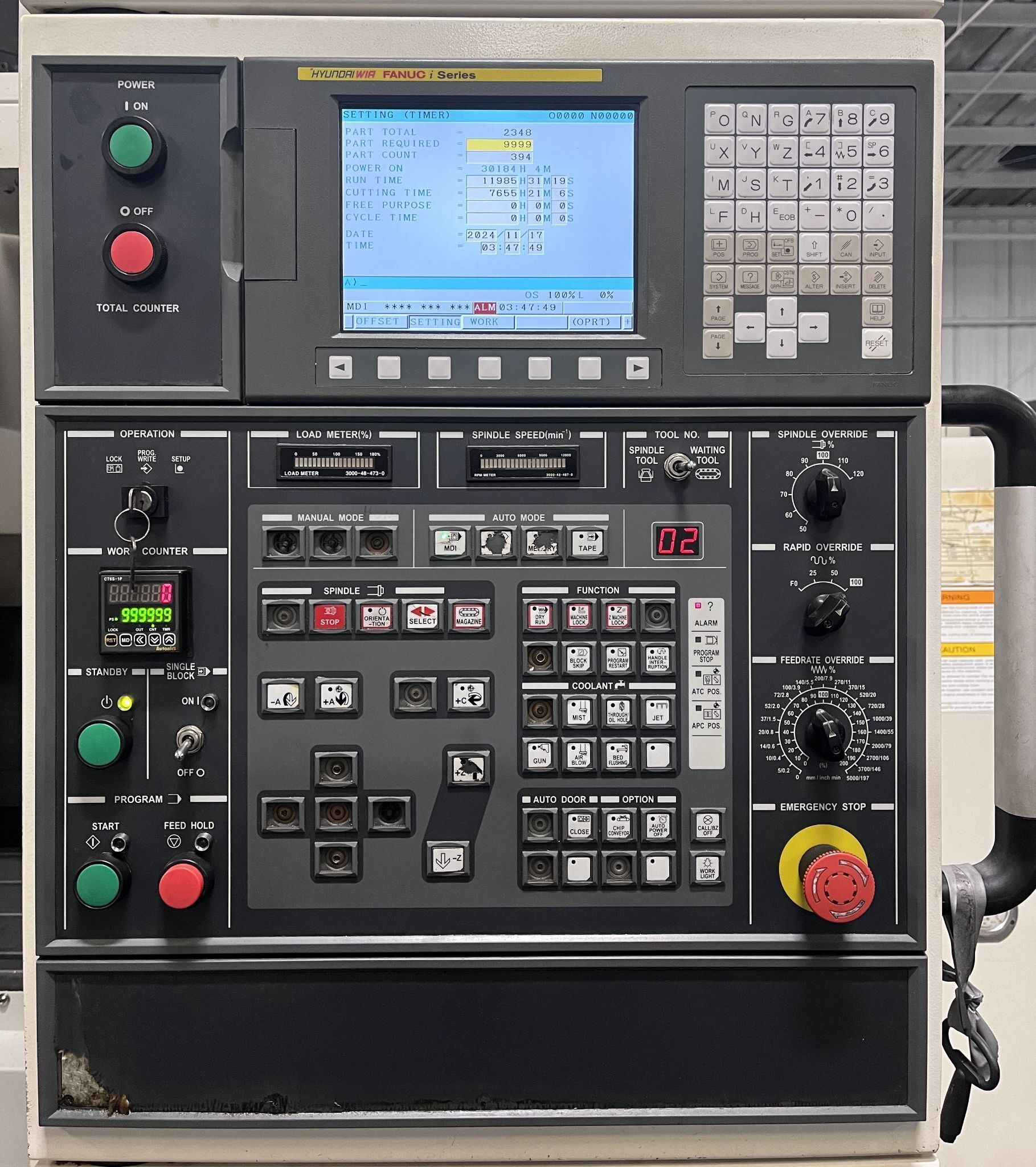 Hyundai Wia F400 CNC Vertical Machining Center - Mill 5