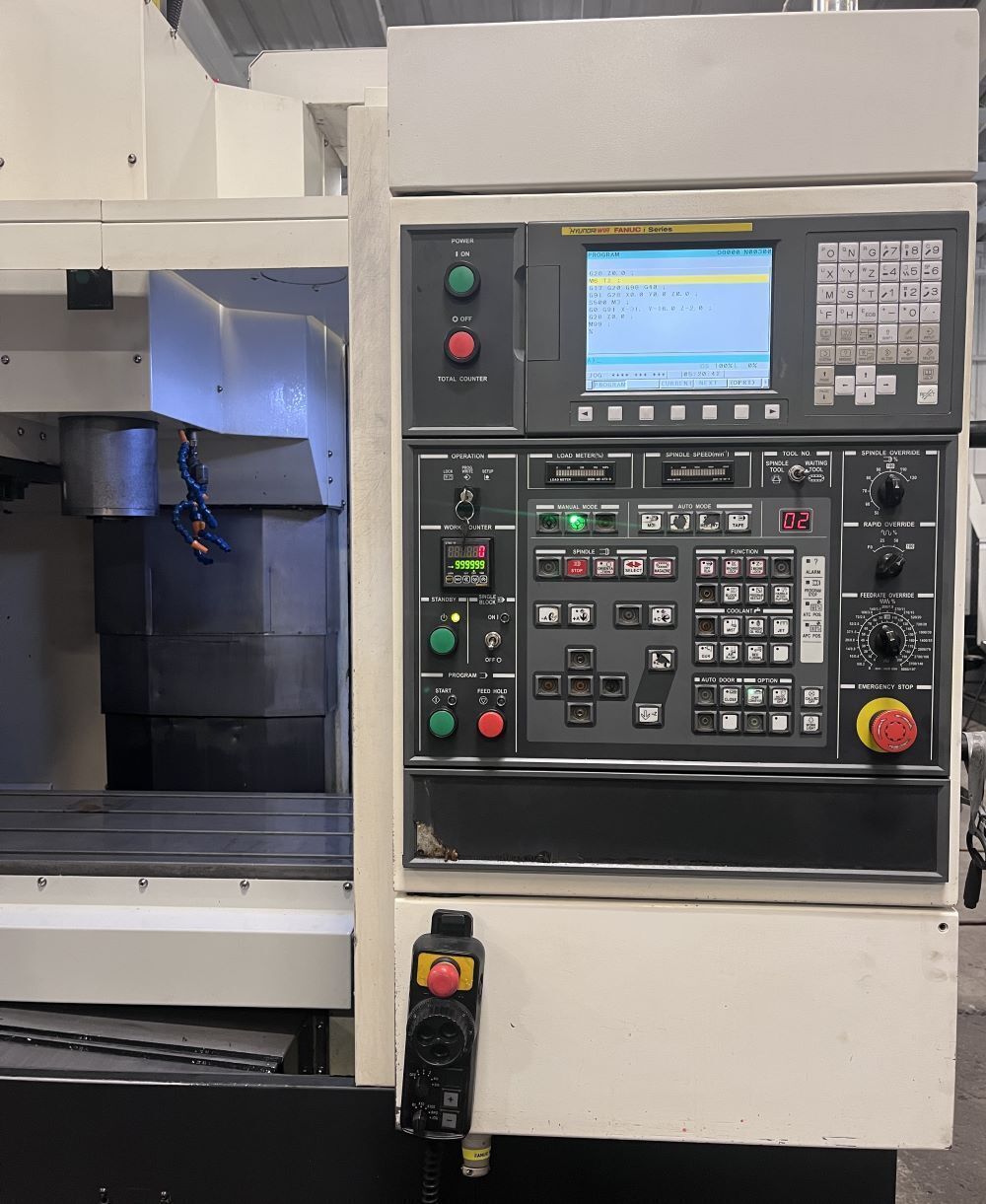 Hyundai Wia F400 CNC Vertical Machining Center - Mill 4