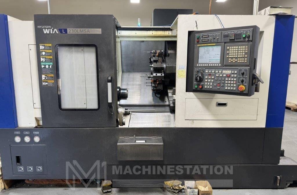 Hyundai WIA L230LMSA CNC Turning Center - Sub Spindle Live Tool Lathe 0