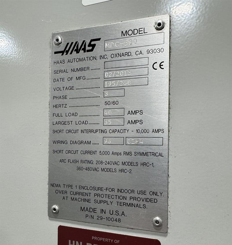 Haas MDC 500 3