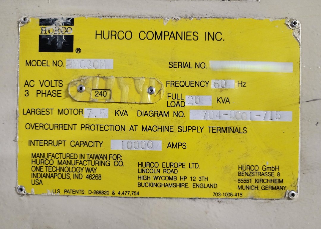 Hurco BMC 30M (4)