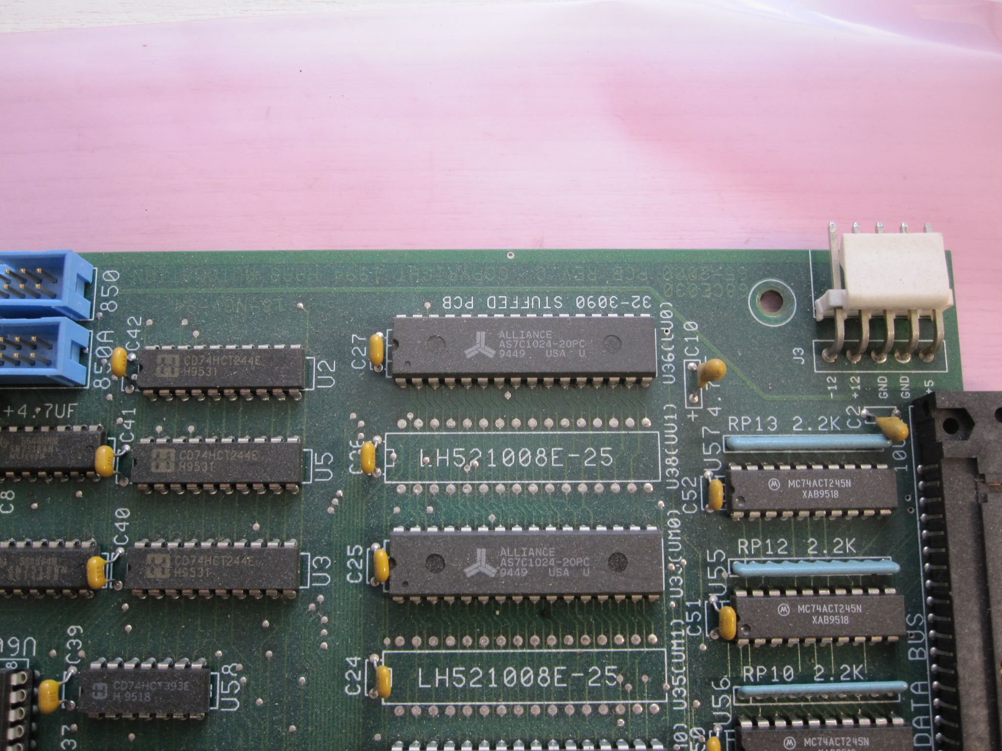 HAAS 32-3090 Stuffed PCB From Working VF-4 65-2000 1