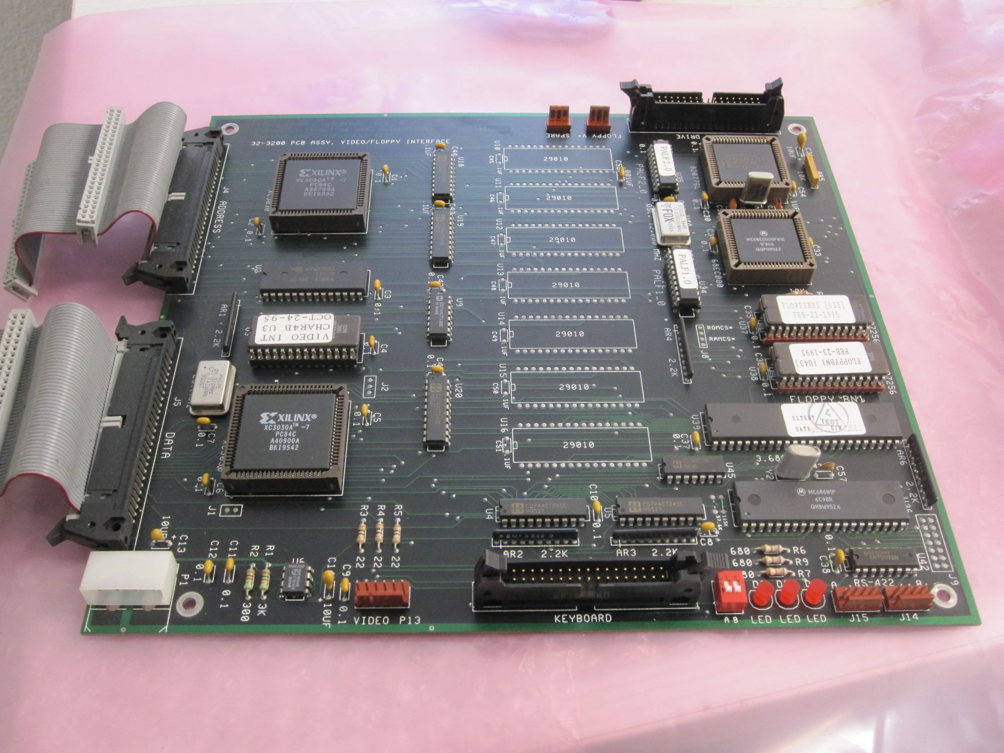 Haas 32-3200 PCB Assy. Video/Floppy Interface 65-3200 2