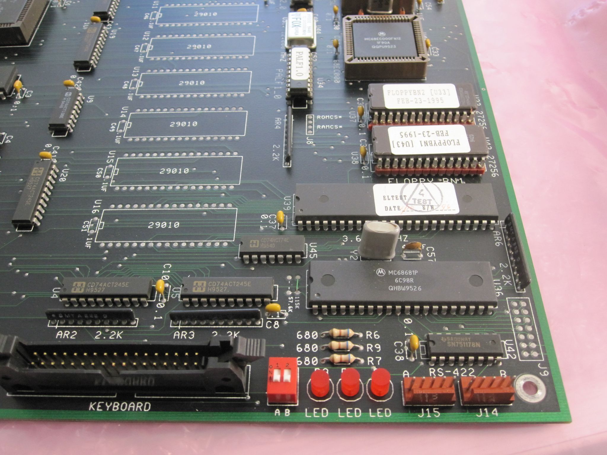 Haas 32-3200 PCB Assy. Video/Floppy Interface 65-3200 3