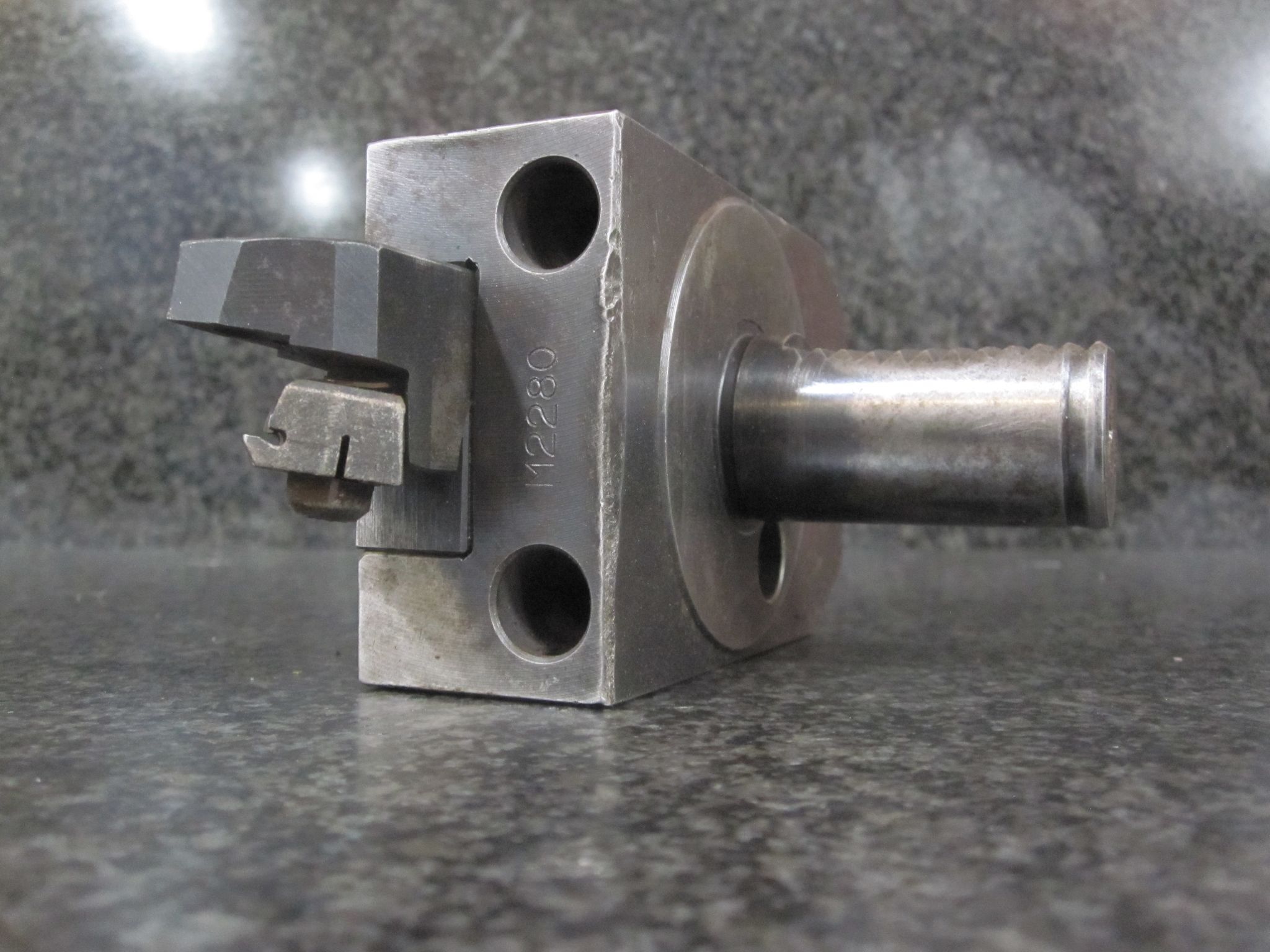 VDI30 VDI 30 STATIC SQUARE SHANK TOOL HOLDER M2280 0.75" W/ TOOL MWLNR 124B 0