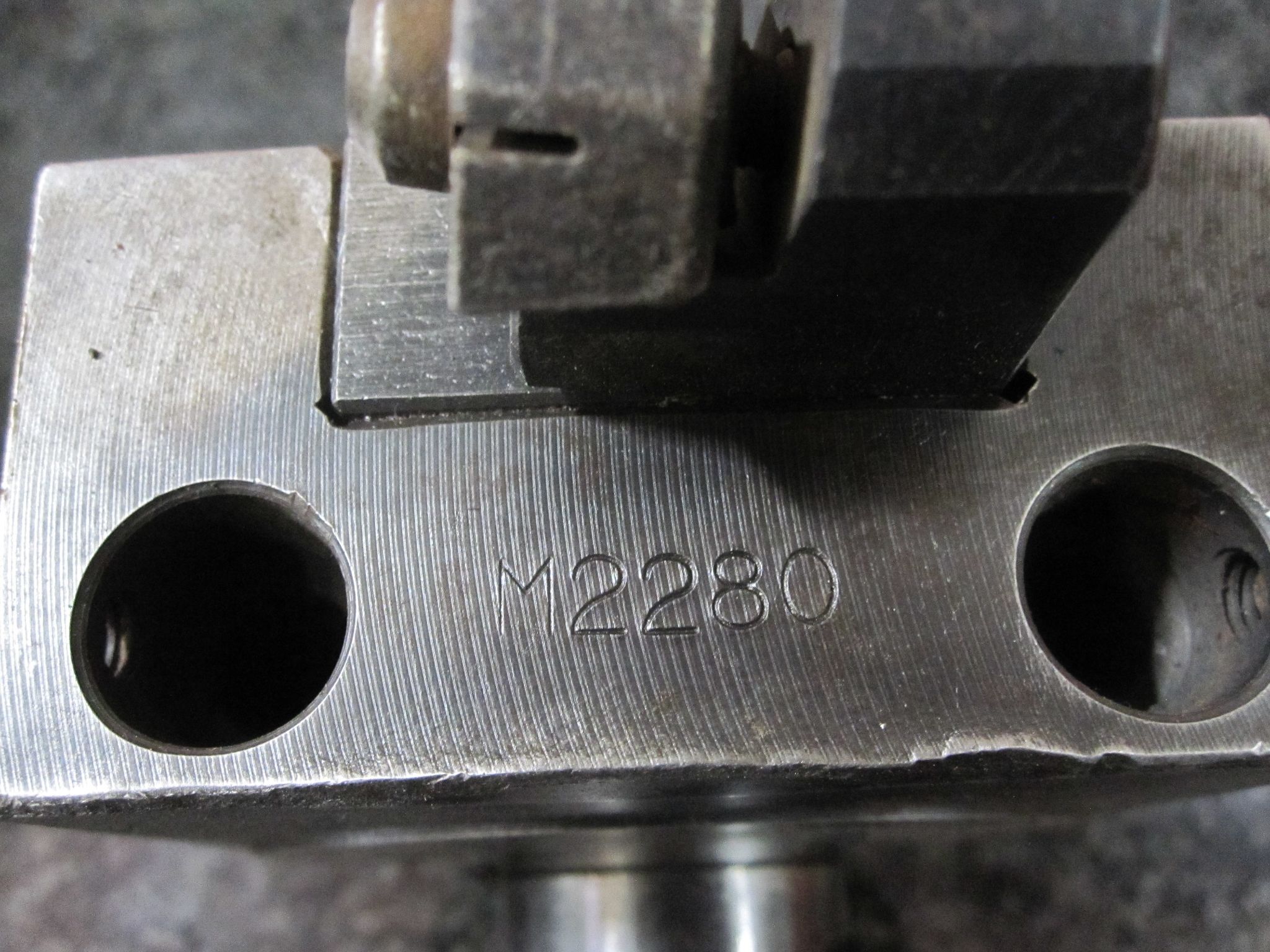 VDI30 VDI 30 STATIC SQUARE SHANK TOOL HOLDER M2280 0.75" W/ TOOL MWLNR 124B 9