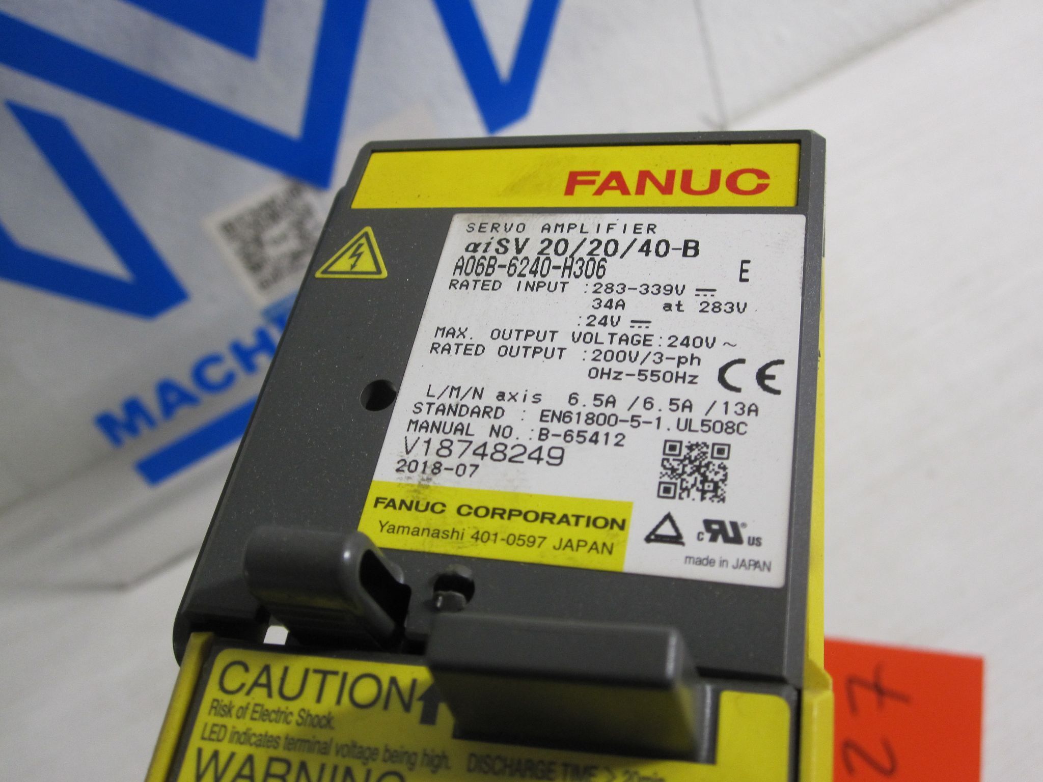 FANUC A06B-6240-H306 Series E FANUC Servo Amp Amplifier MODULE SERIES E UNIT DRIVE 0