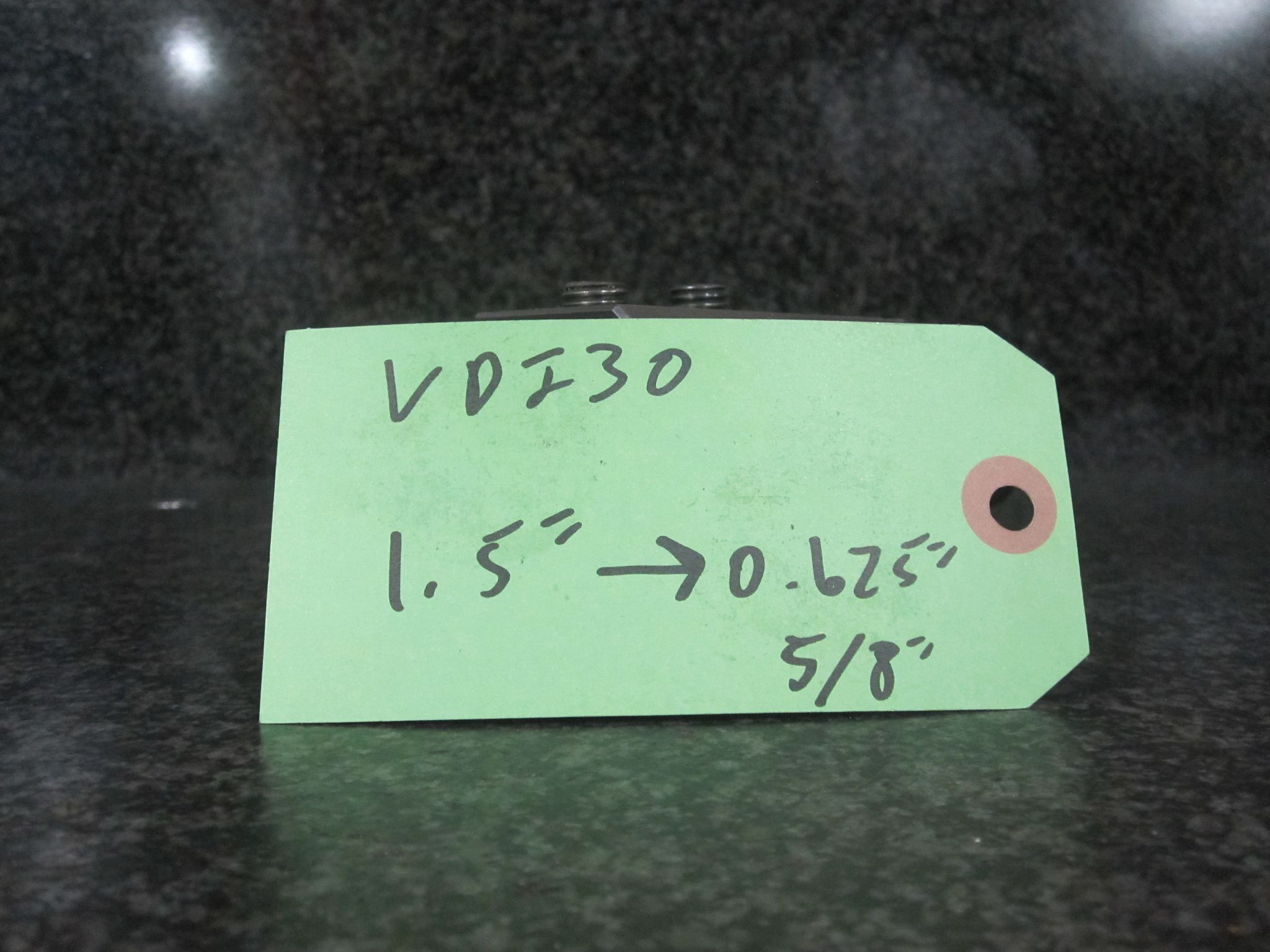 BORING BAR HOLDER STATIC VDI30 VDI 30 1.5" W/ REDUCER BUSHING TO 5/8" 0.625" SE2.3032Z 8