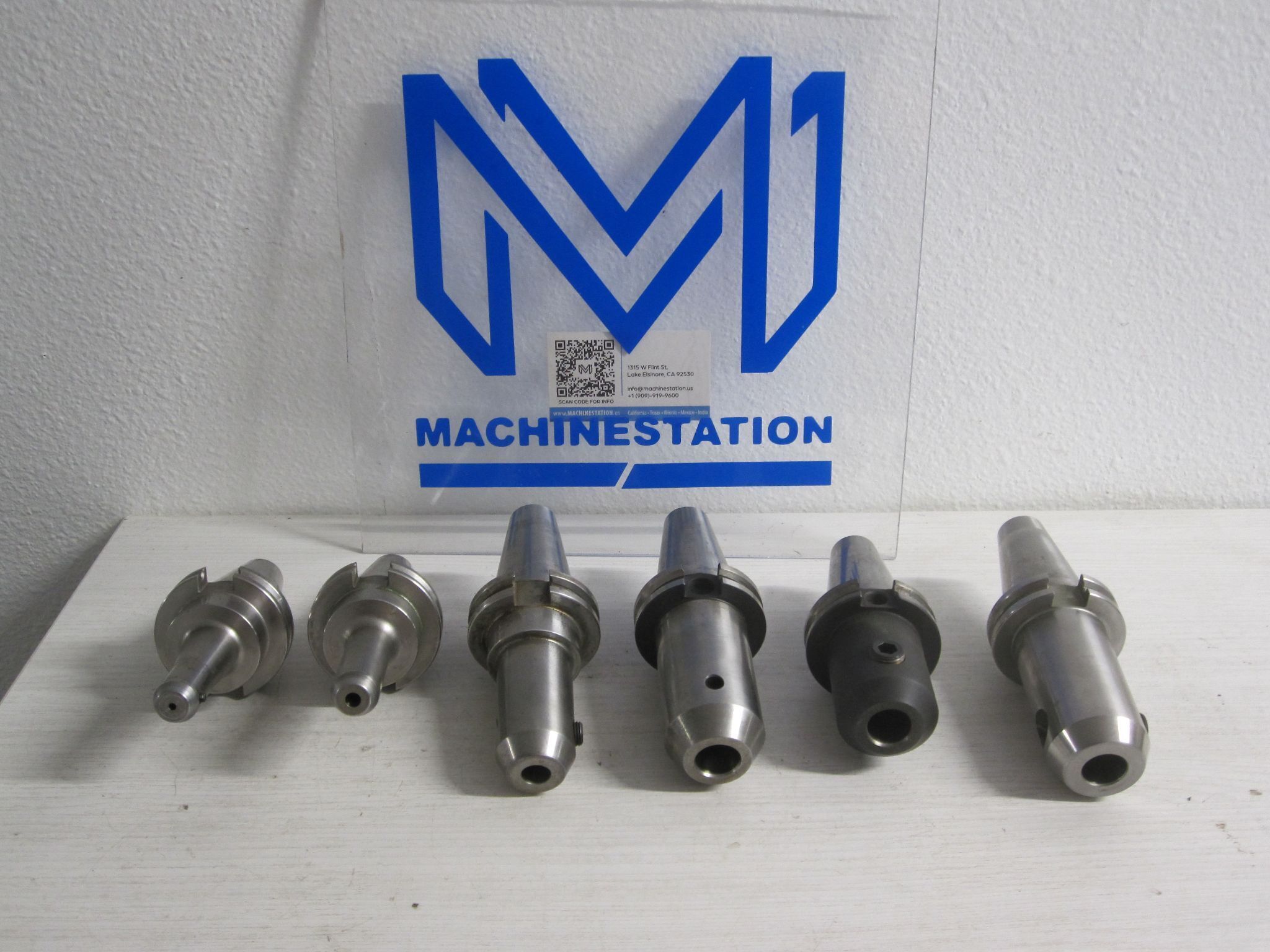 6x CAT40 CT40 Side Lock Weldon Flat End Mill Holders Tool Accupro Parlec SPINTRU 0
