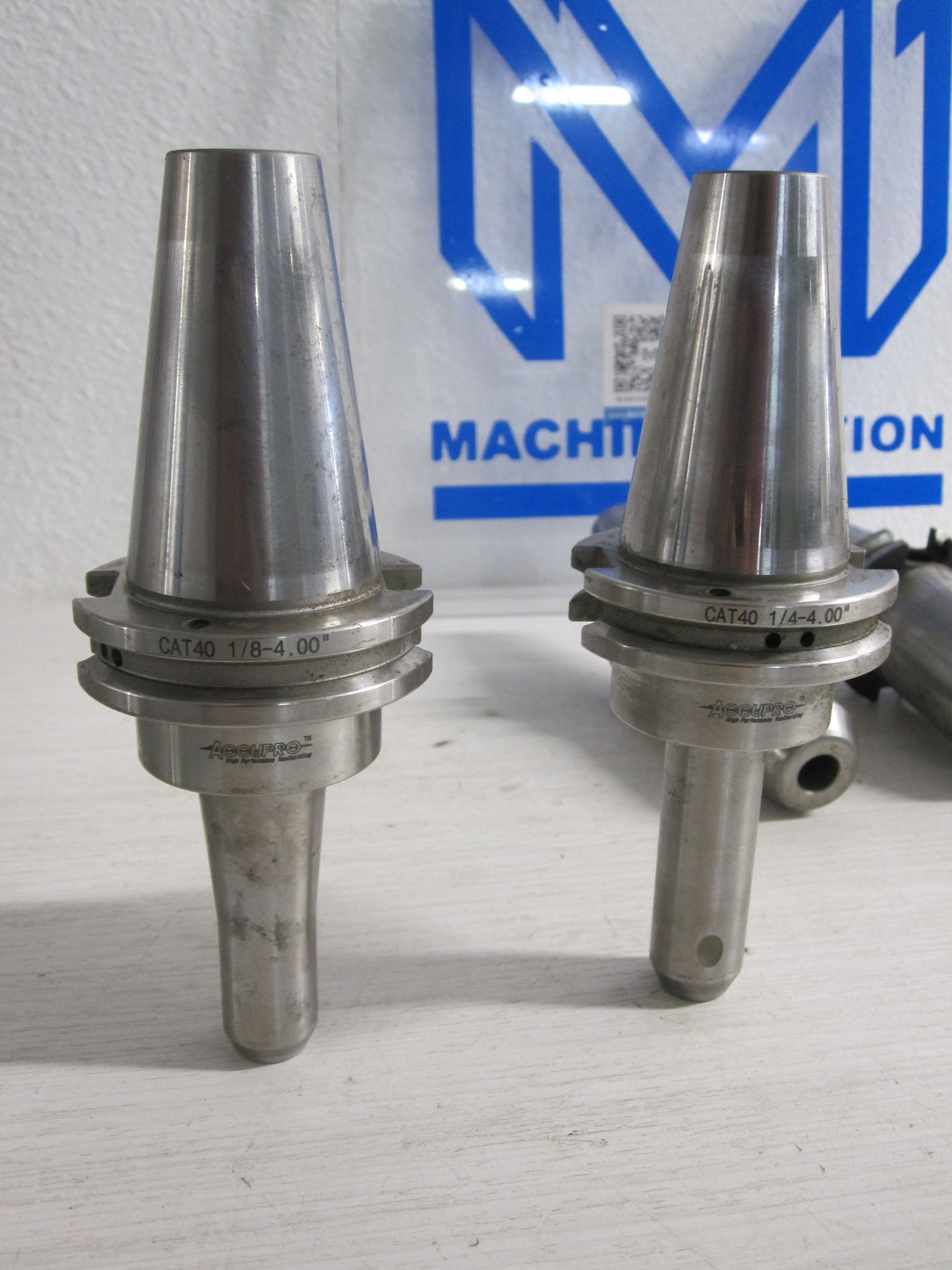 6x CAT40 CT40 Side Lock Weldon Flat End Mill Holders Tool Accupro Parlec SPINTRU 3