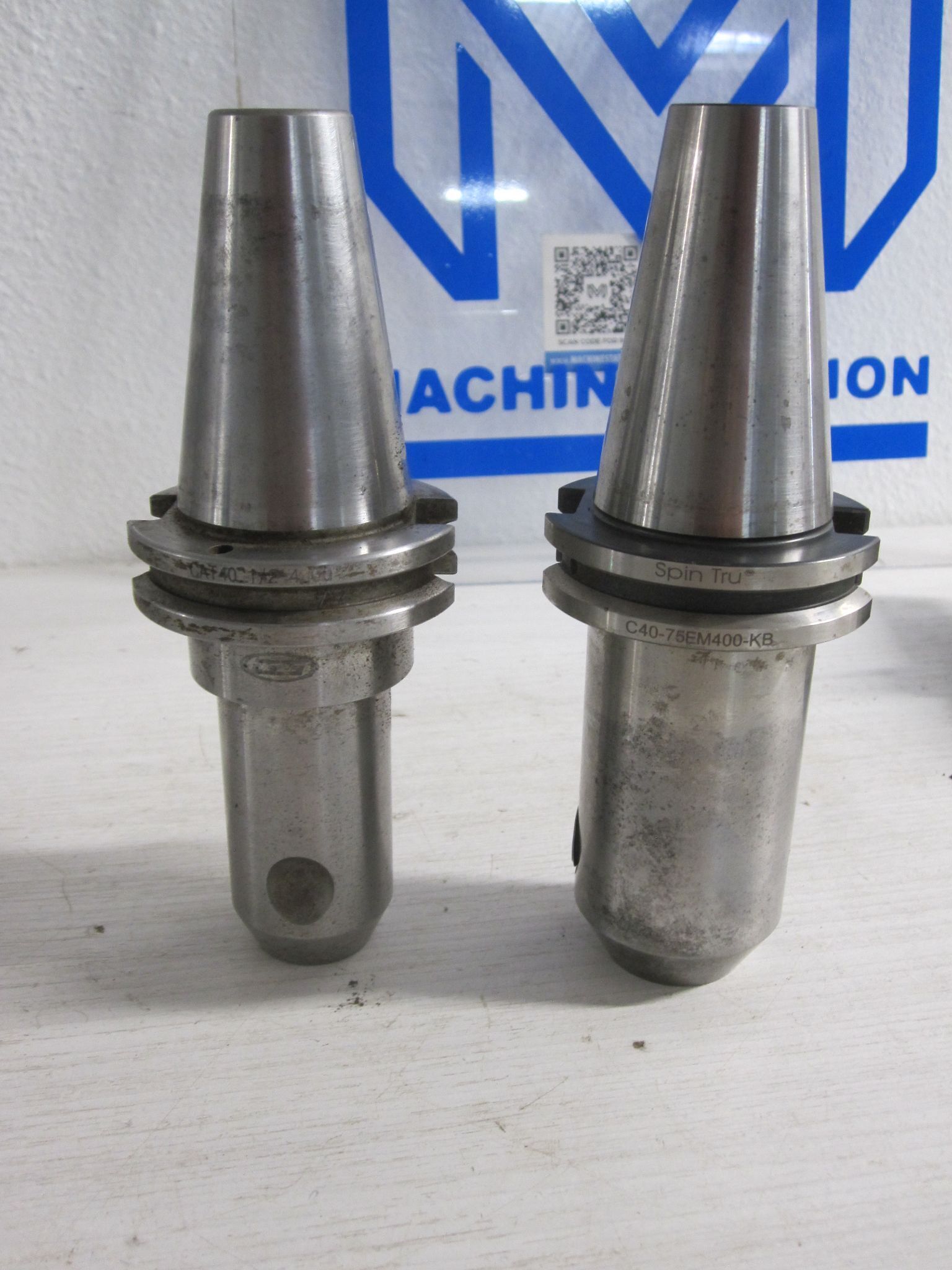 6x CAT40 CT40 Side Lock Weldon Flat End Mill Holders Tool Accupro Parlec SPINTRU 4
