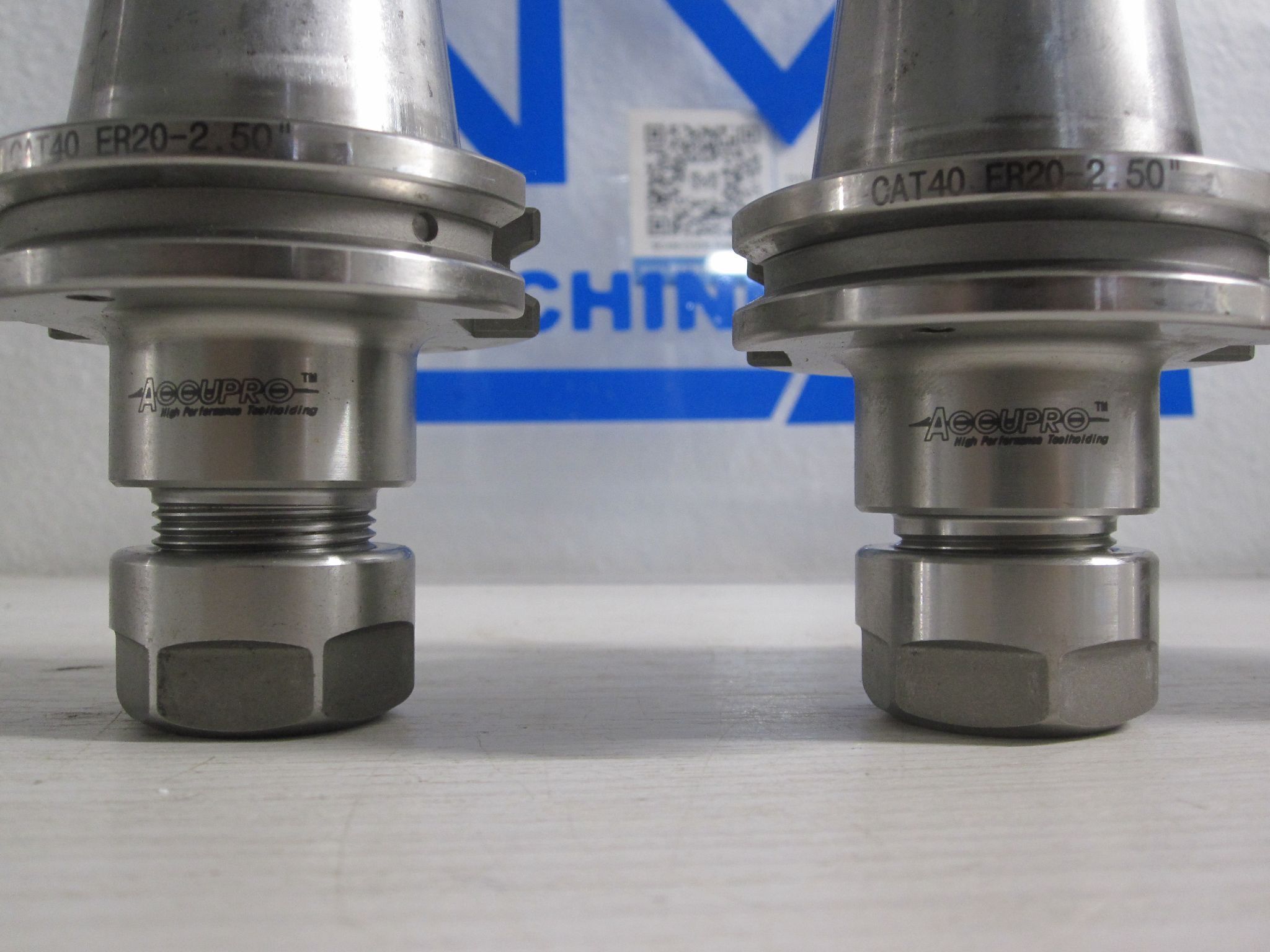 3x CAT40 CT40 CAT 40 Tool Holders ER20 ER16 GS Accupro YCM FX380A 1
