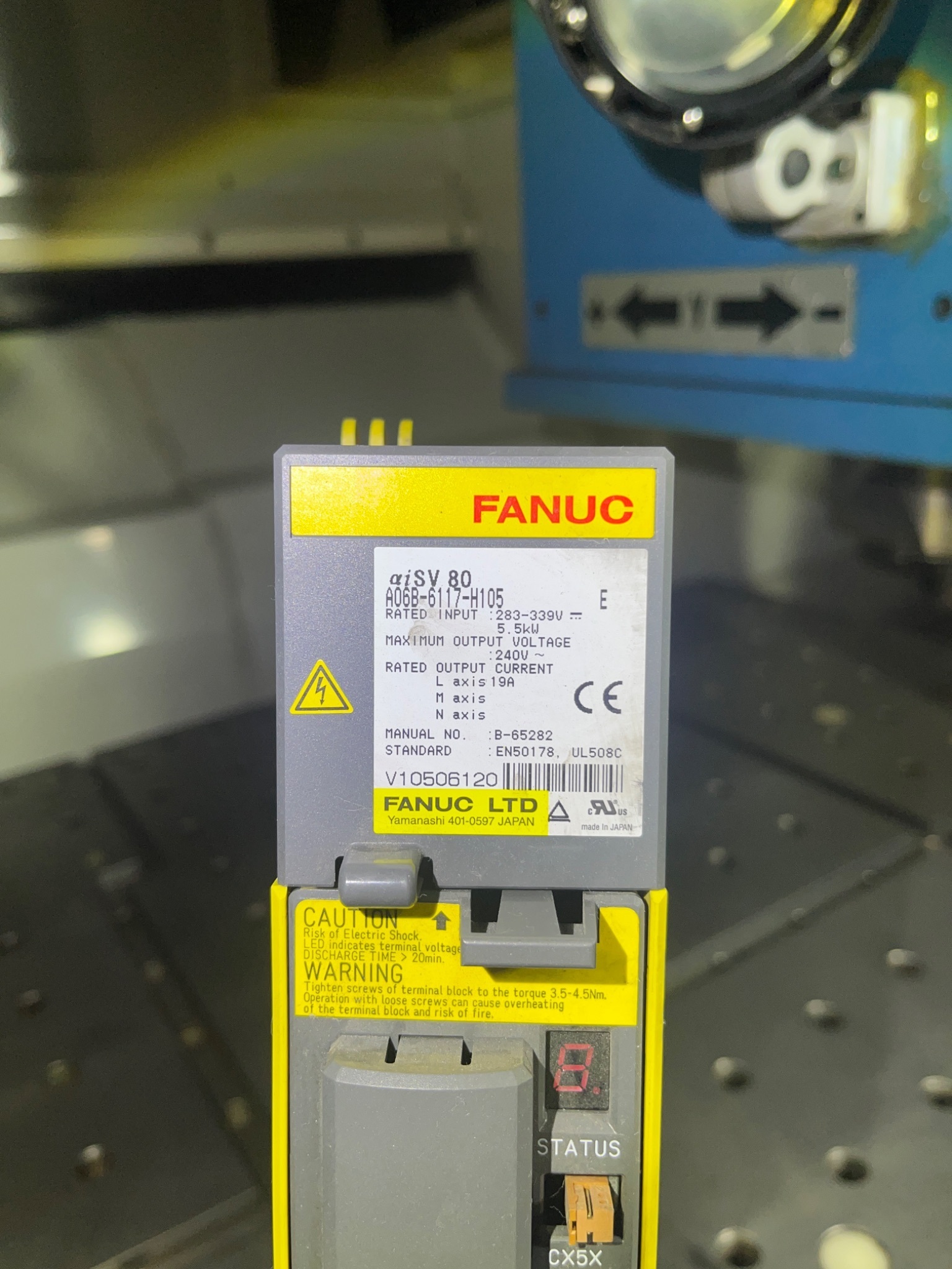 Fanuc A06B-6117-H105 Servo Amplifier Drive 2