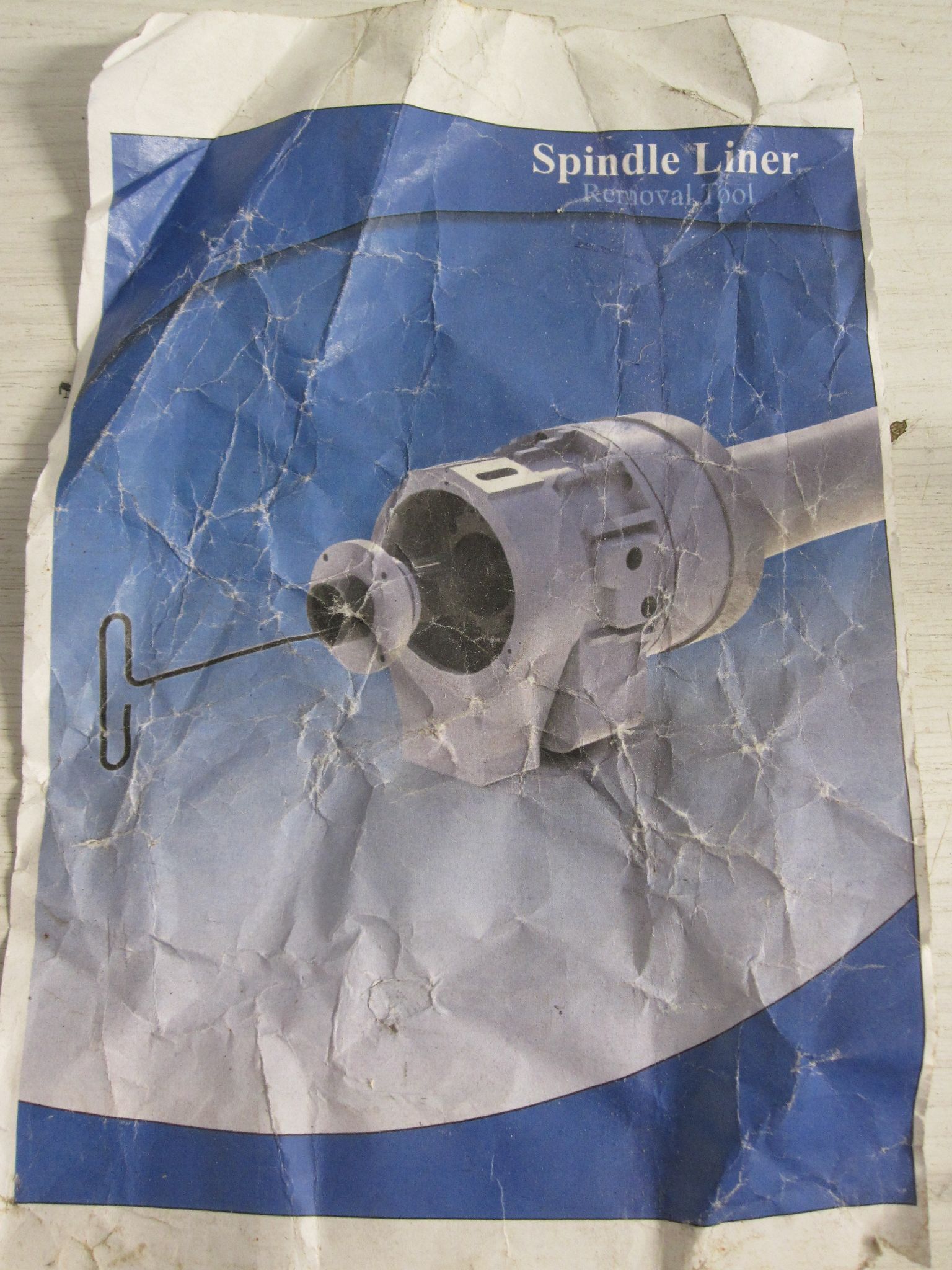 Spindle Liner Removal Tool for a CNC Lathe 0