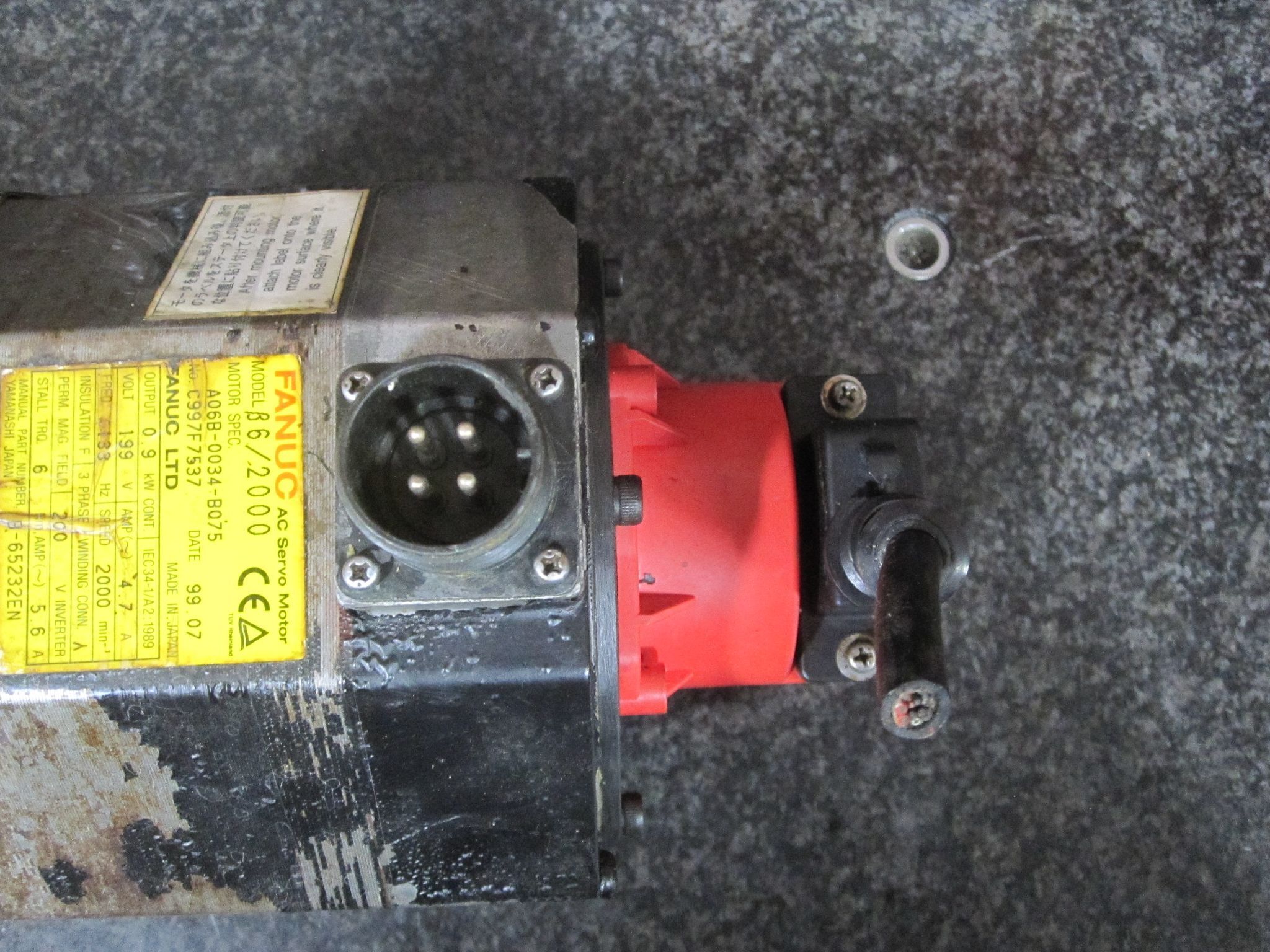 FANUC AC SERVO MOTOR B6/2000 6/2000 A06B-0034-B075 7