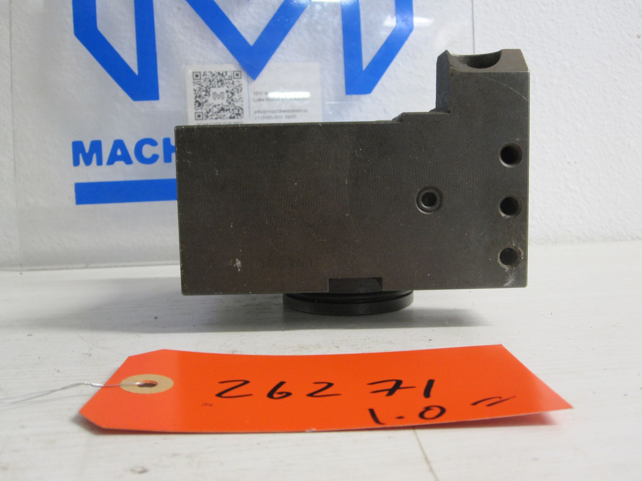 BMT60 94 x 84 mm Static Turning Tool Holder OD 1.0" Stick DMG Mori Seiki 3