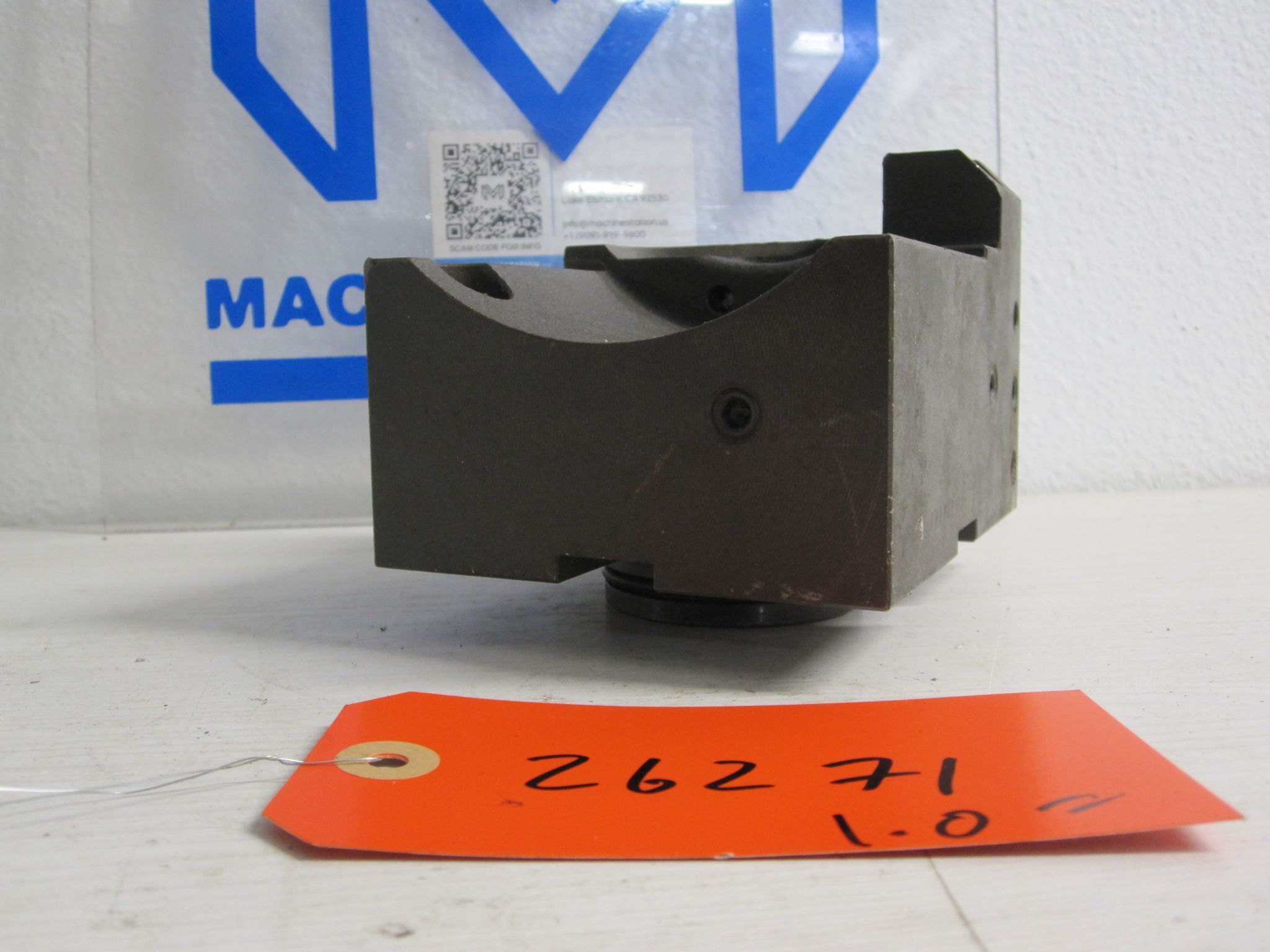 BMT60 94 x 84 mm Static Turning Tool Holder OD 1.0" Stick DMG Mori Seiki 4