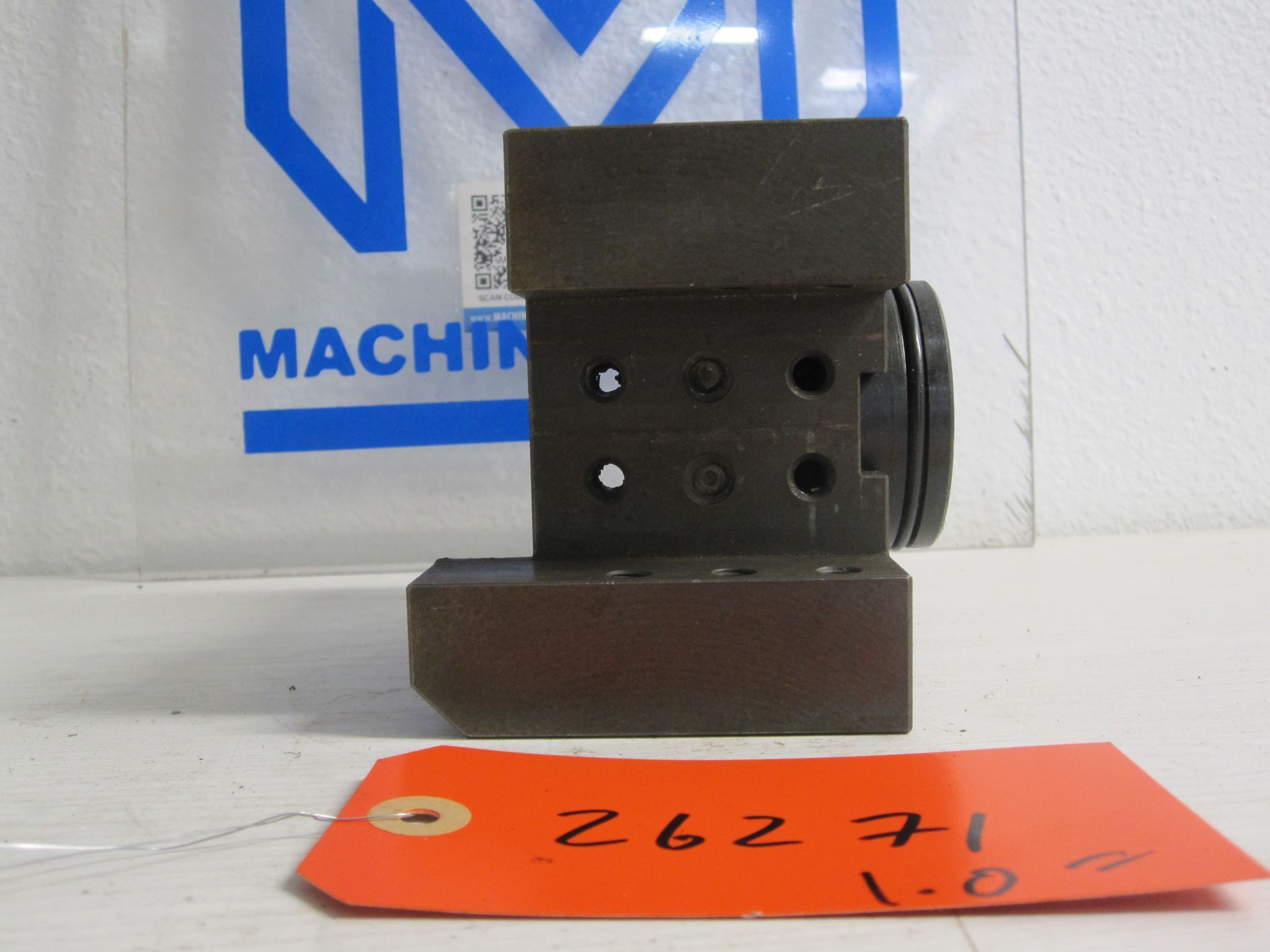 BMT60 94 x 84 mm Static Turning Tool Holder OD 1.0" Stick DMG Mori Seiki 9