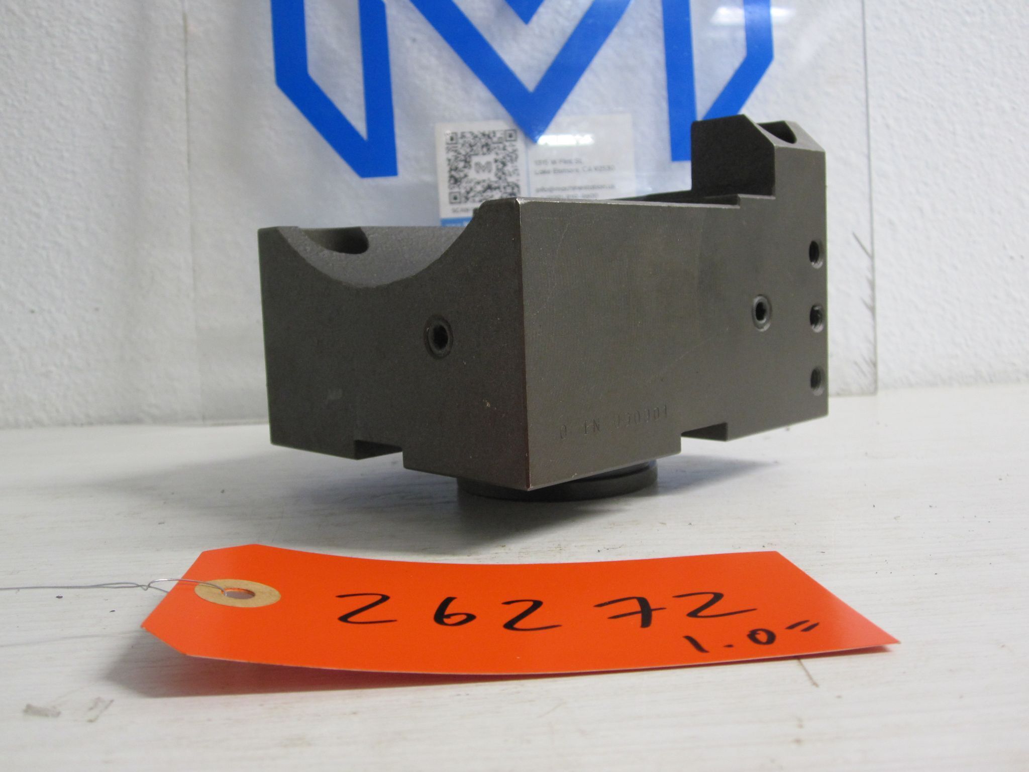 BMT60 94 x 84 mm Static Turning Tool Holder OD 1.0" Stick DMG Mori Seiki 6