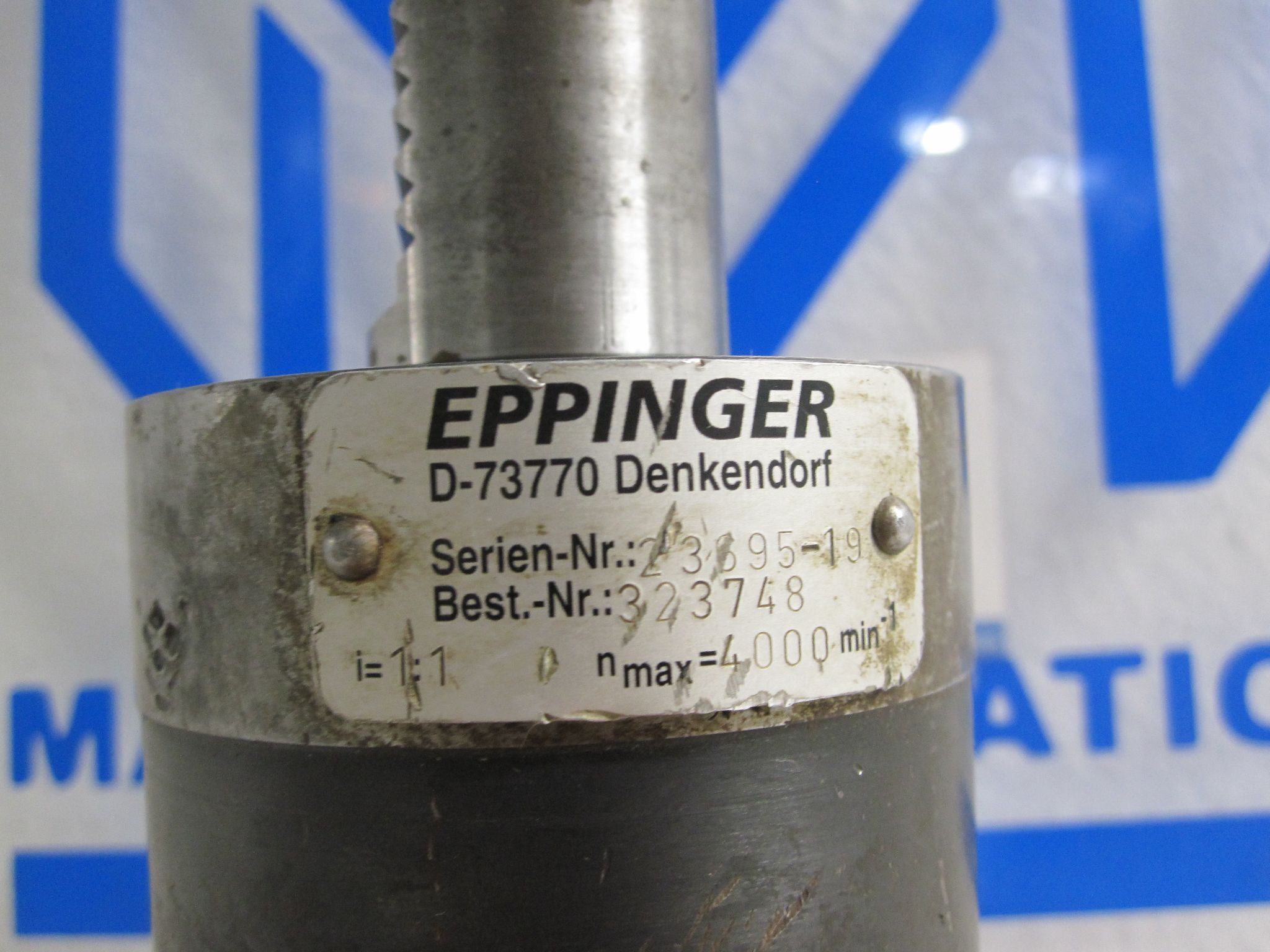 EPPINGER 323748 D-73770 Axial Live Tool Holder Slitting Saw Arbor VDI30 1