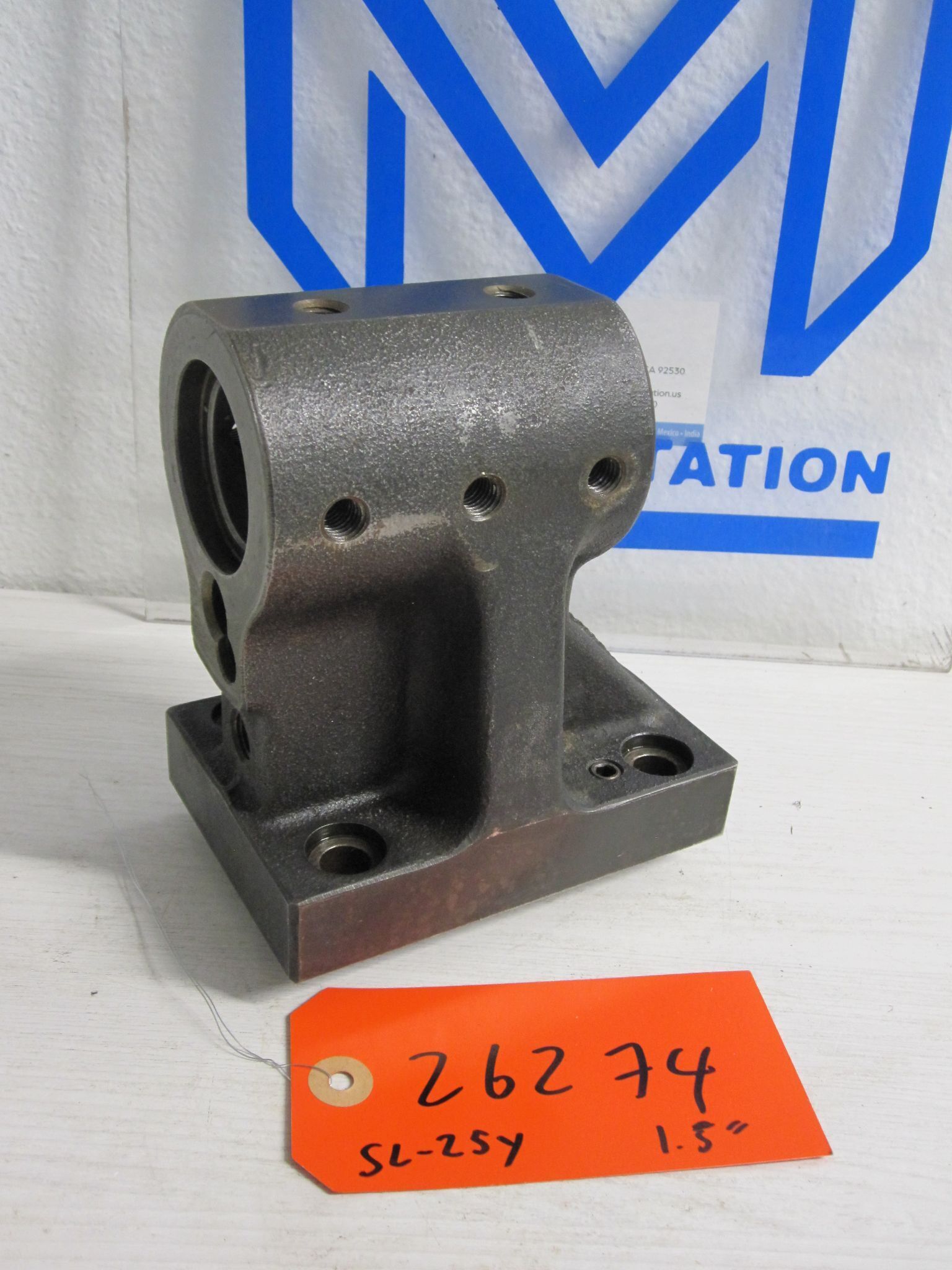 DMG Mori Seiki SL-25Y Static Boring Bar Holder Axial 1.5" 1