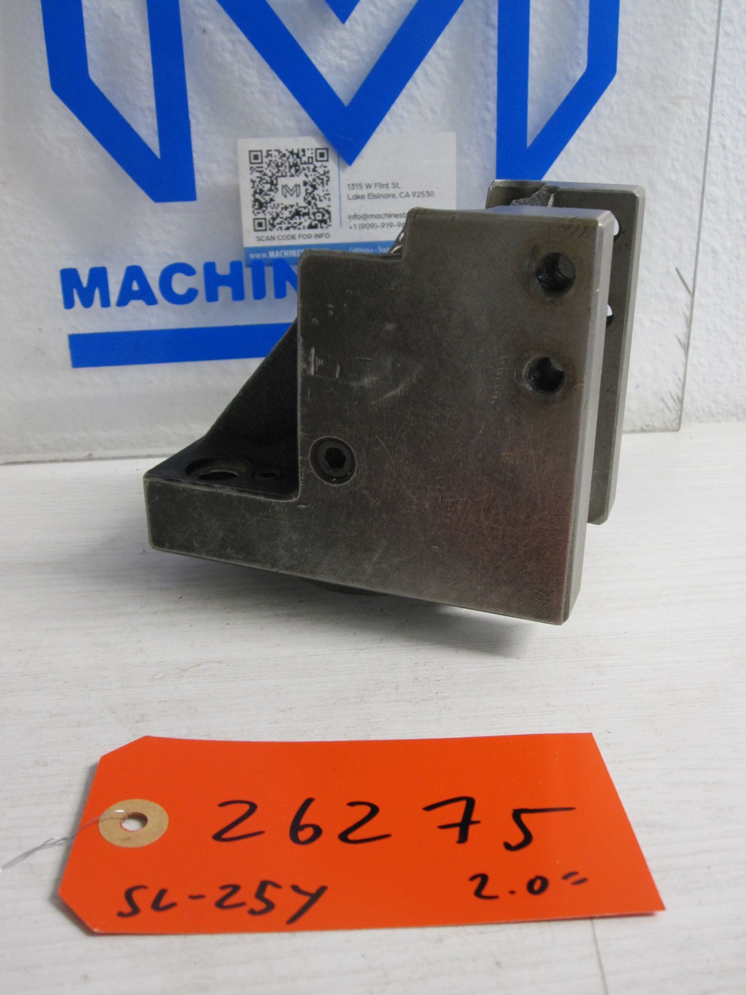 DMG Mori Seiki SL-25Y OD Turning Tool Static Tool Holder 2.0" 2
