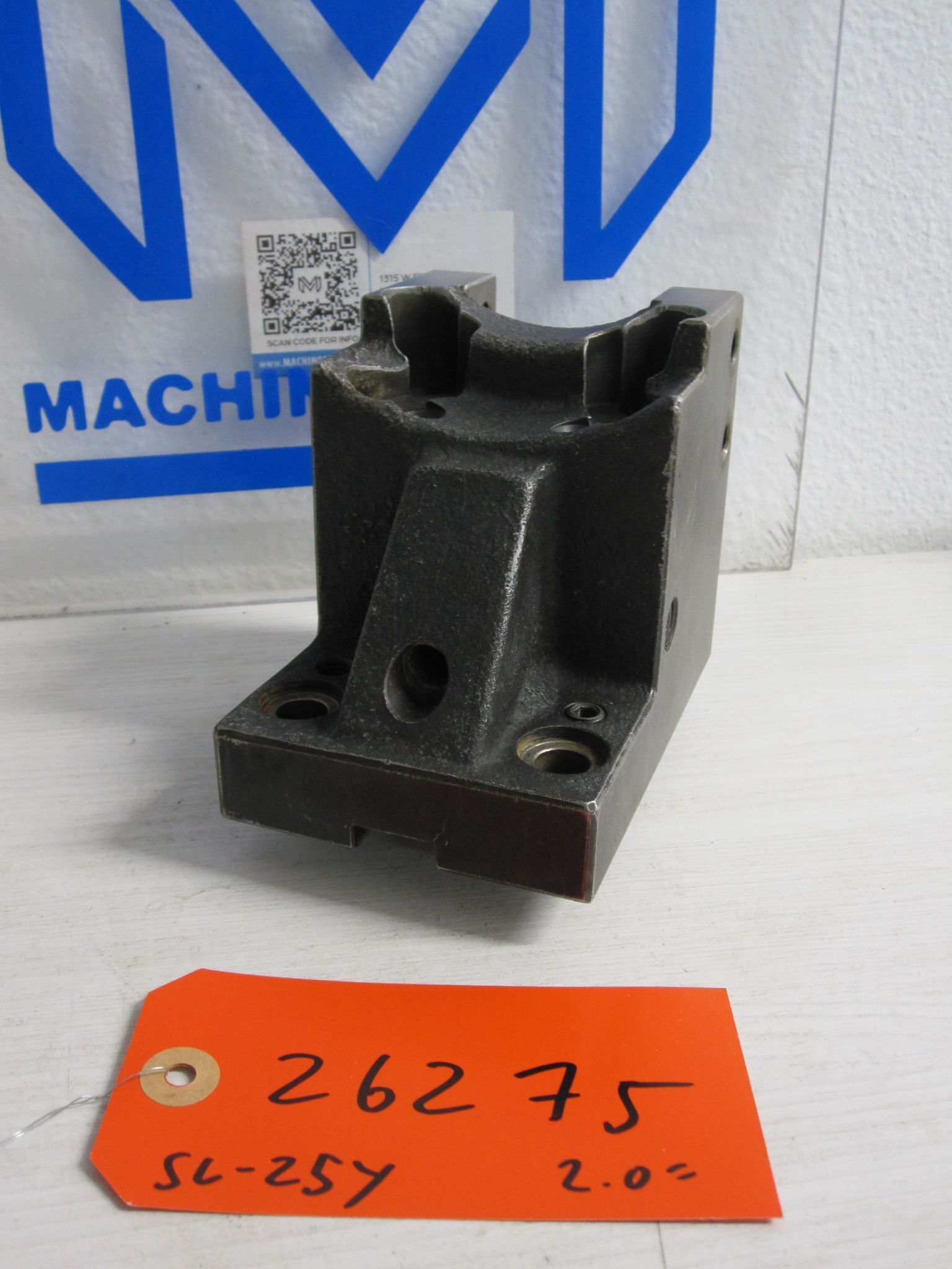 DMG Mori Seiki SL-25Y OD Turning Tool Static Tool Holder 2.0" 3