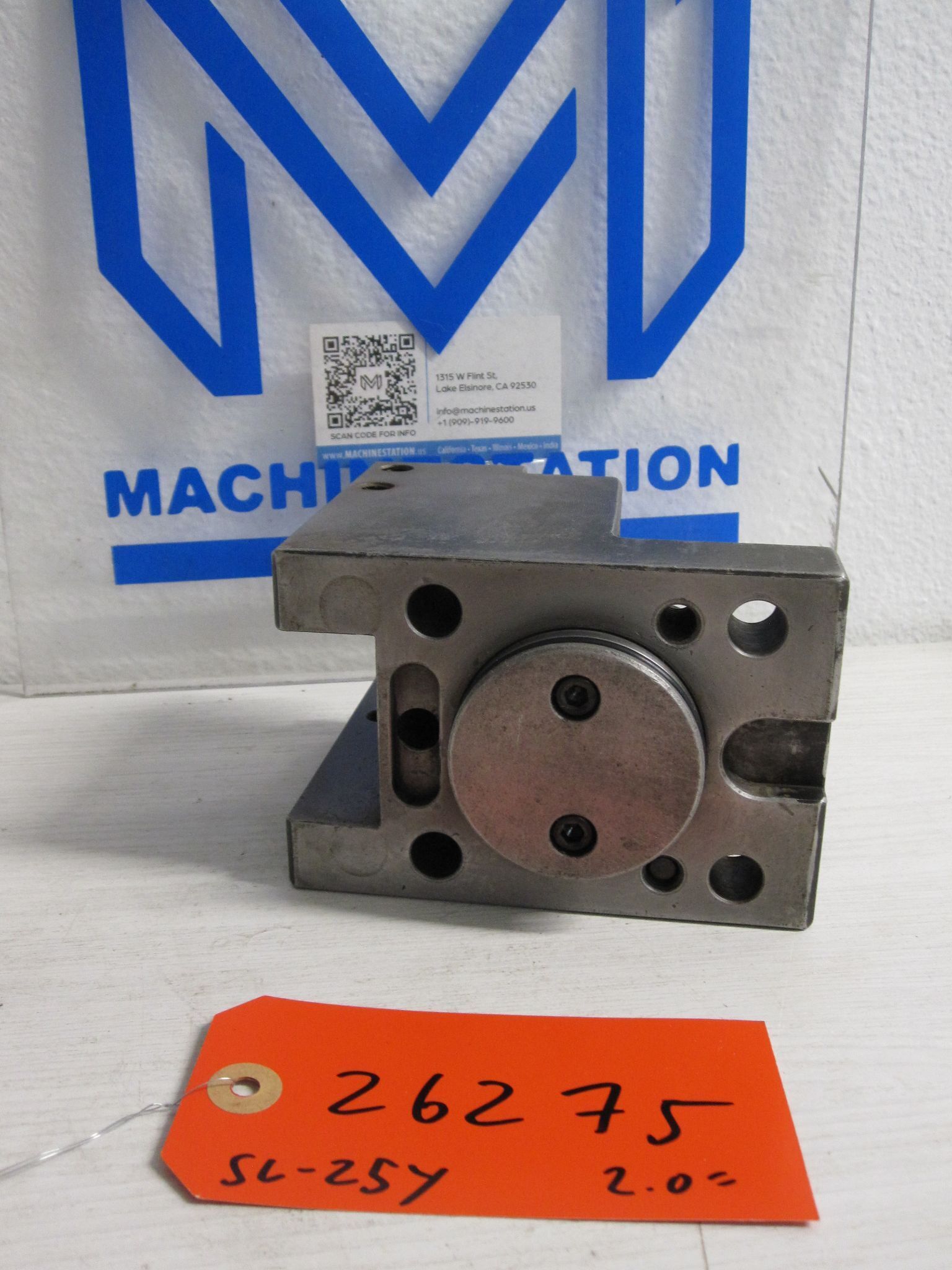 DMG Mori Seiki SL-25Y OD Turning Tool Static Tool Holder 2.0" 6