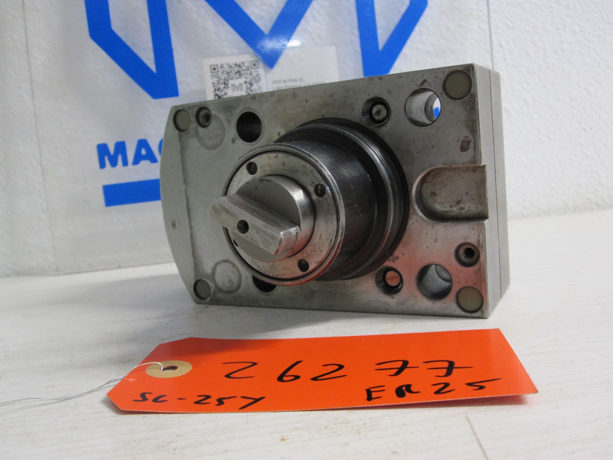 DMG Mori Seiki ALPS Tool Offset Milling Holder Straight 0 Degree Radial ER25 7