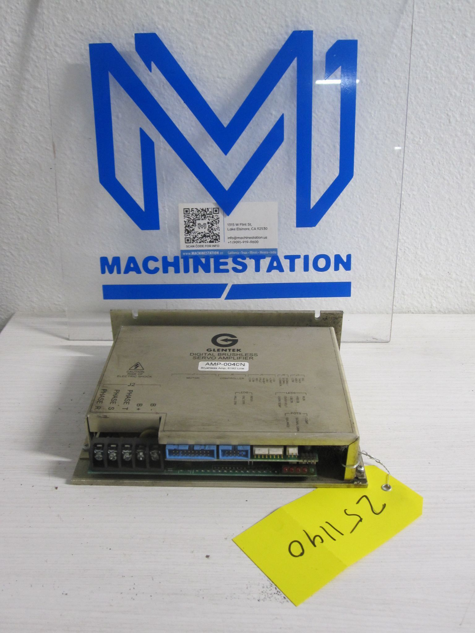 GLENTEK SMA8715HP-3 Fadal Brushless Servo Amp AMP-0040N 8192 Line 0