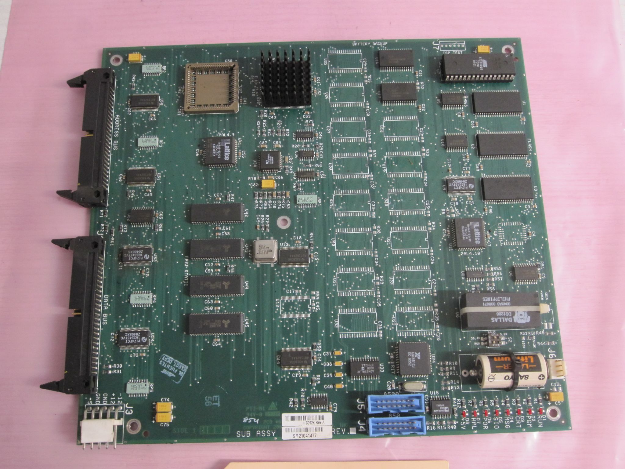Haas Main Processor Cpu Board 32-3092k Rev A. 65-3092K MainCON 1