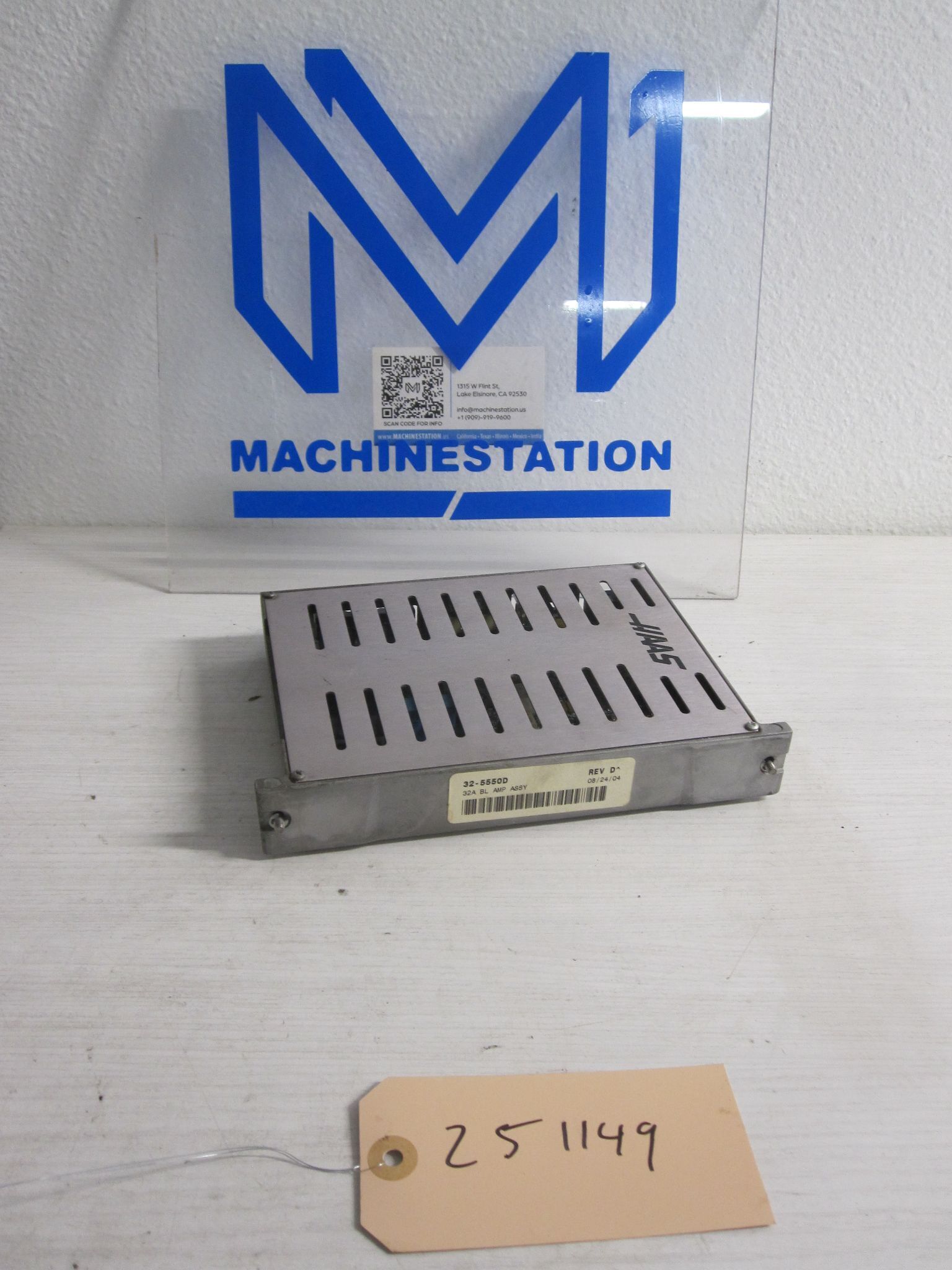 HAAS 32-5550D 32A 32 Amp Rev D Servo Amp Amplifier Amp Axis 2
