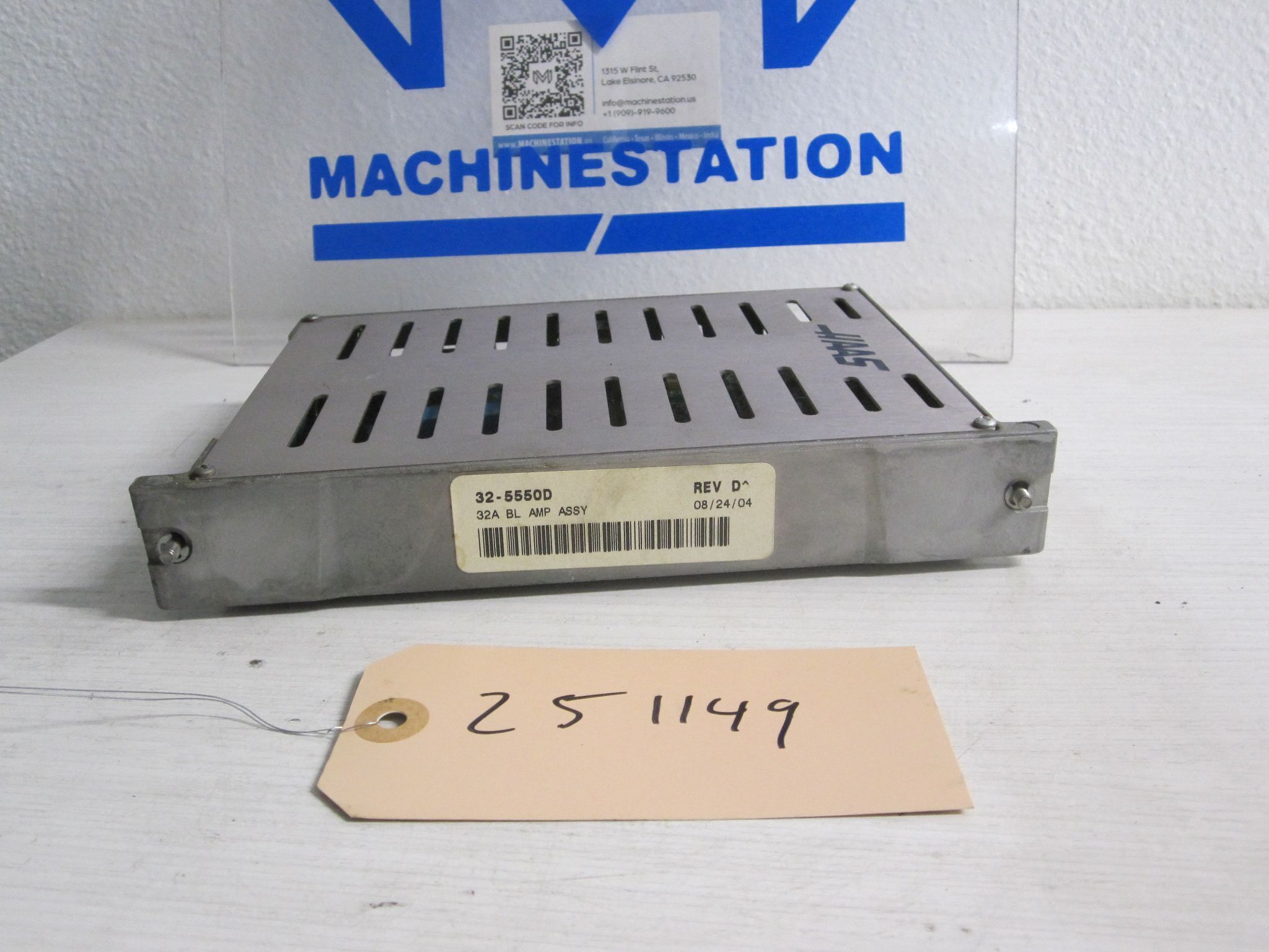HAAS 32-5550D 32A 32 Amp Rev D Servo Amp Amplifier Amp Axis 3