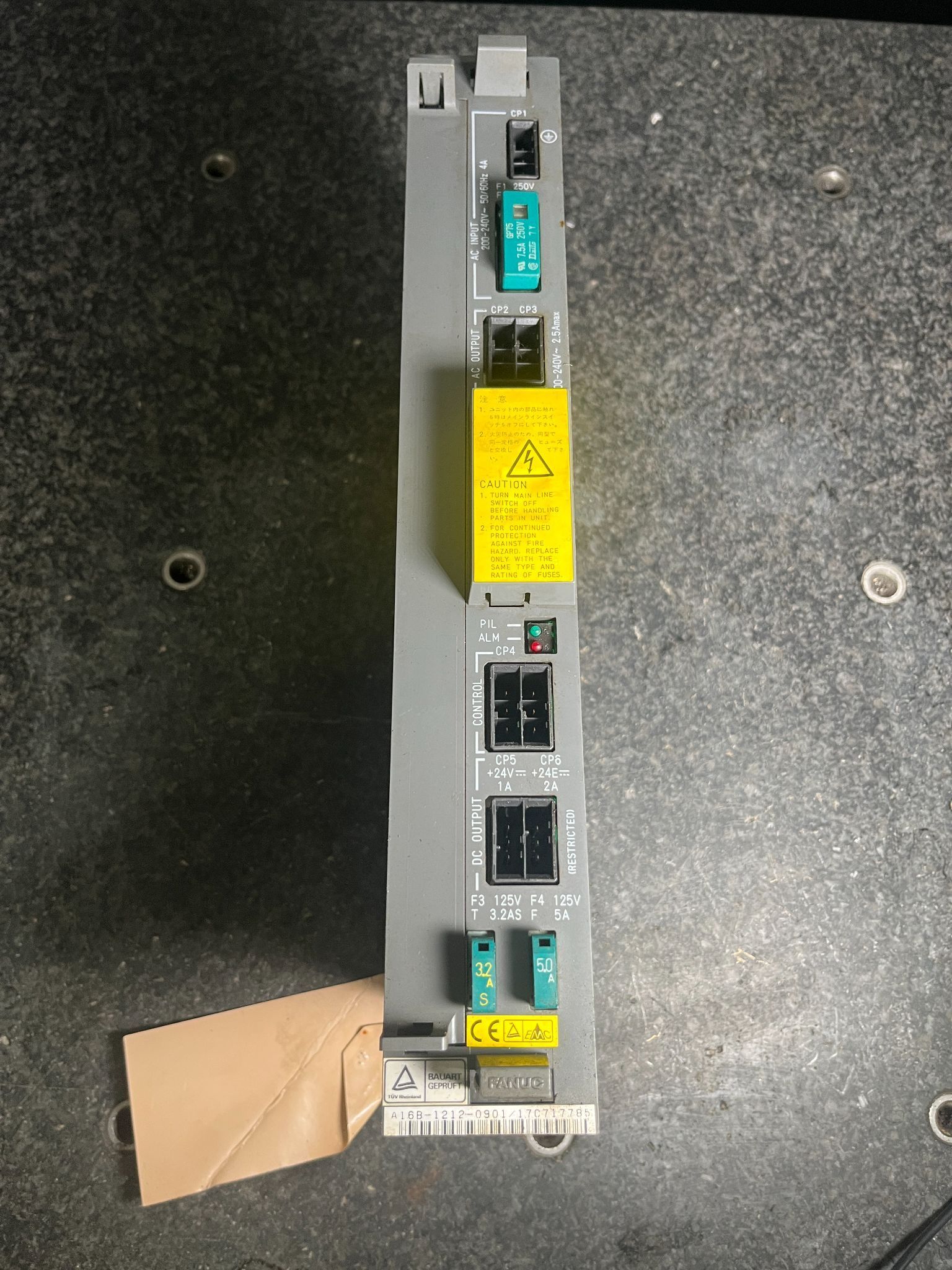FANUC Power Supply Board A16B-1212-0901 1