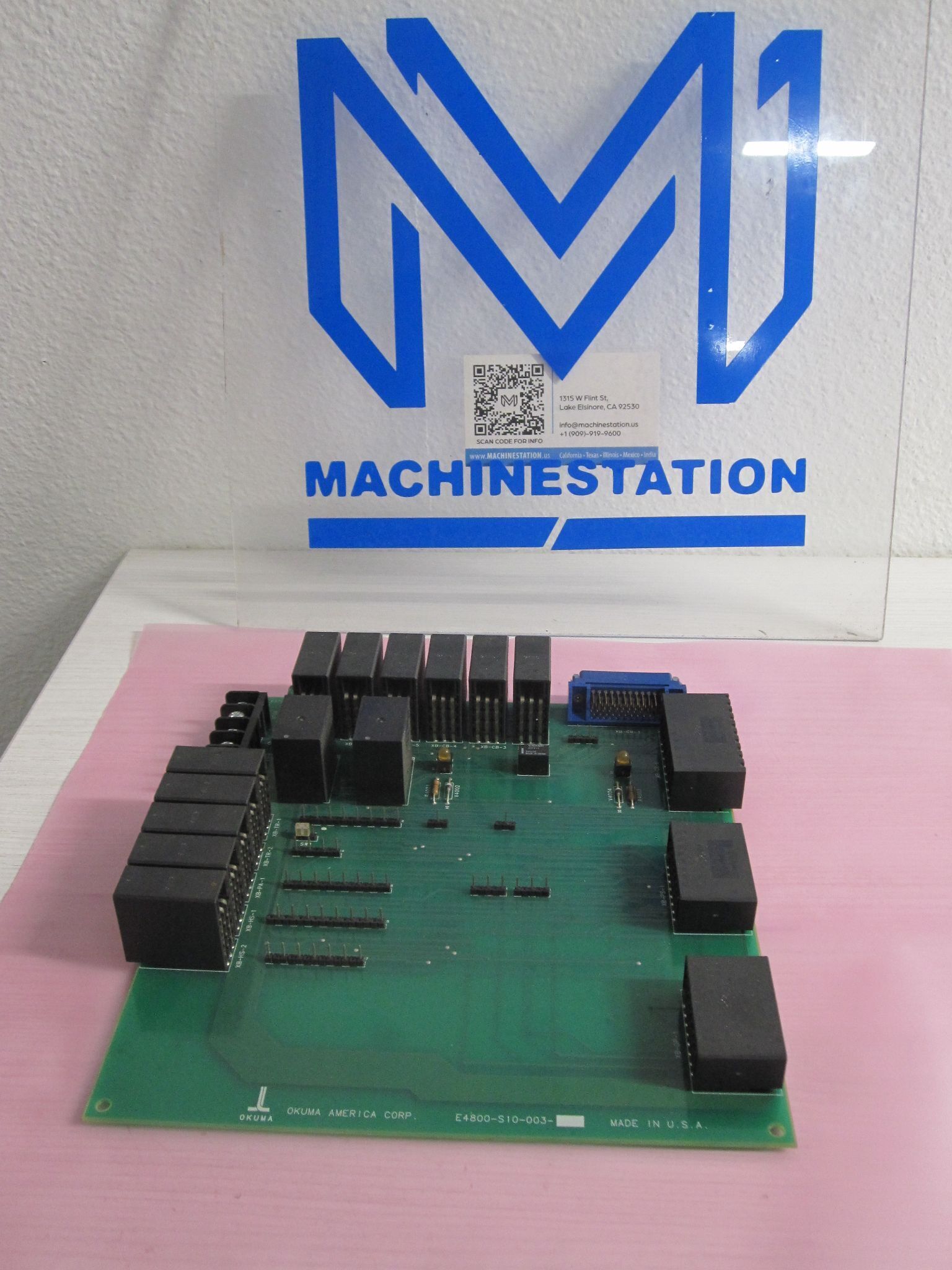 OKUMA E4800-S10-003 Interface Board PC Board PLC/Add-On Board 0