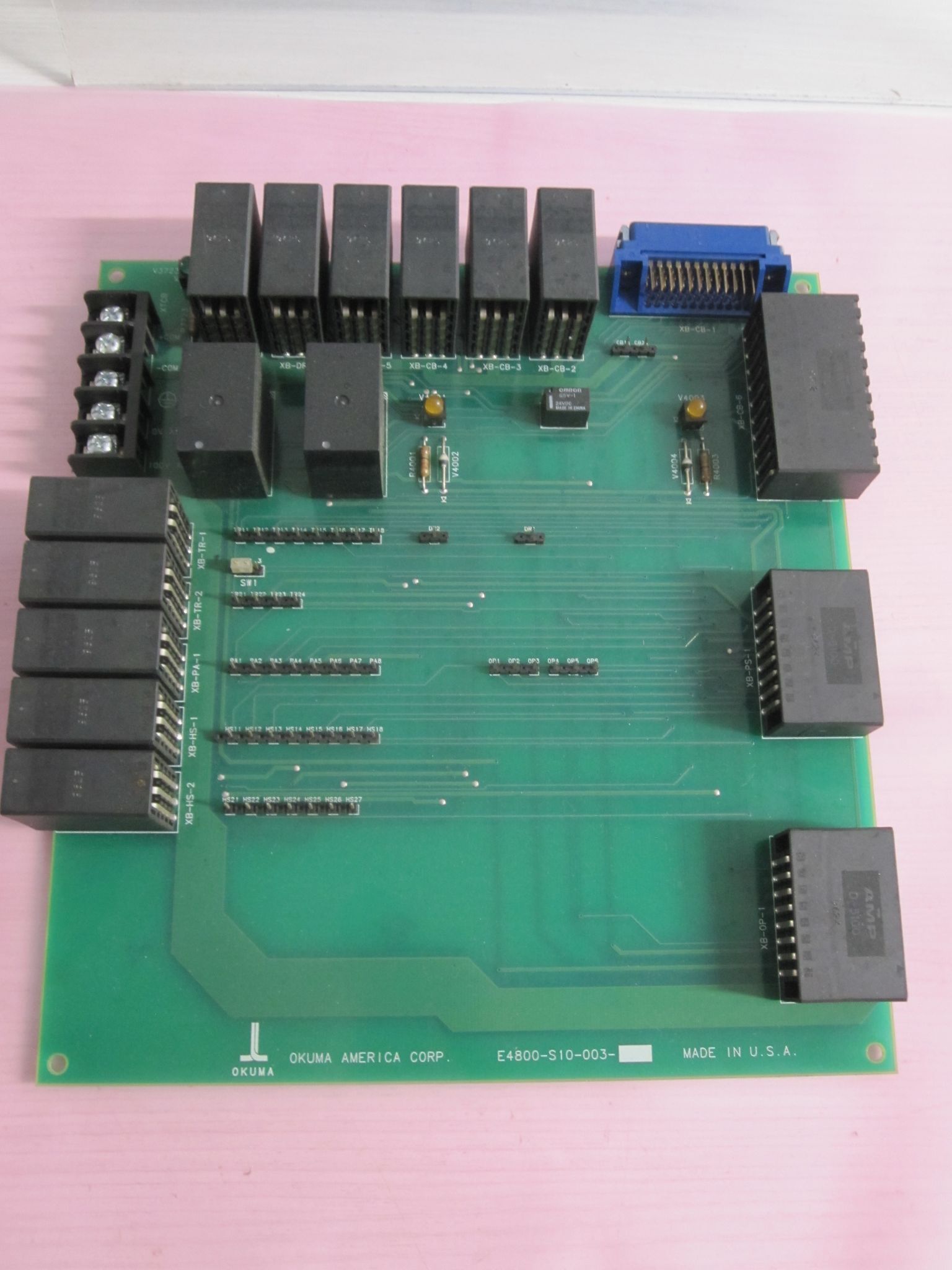 OKUMA E4800-S10-003 Interface Board PC Board PLC/Add-On Board 1