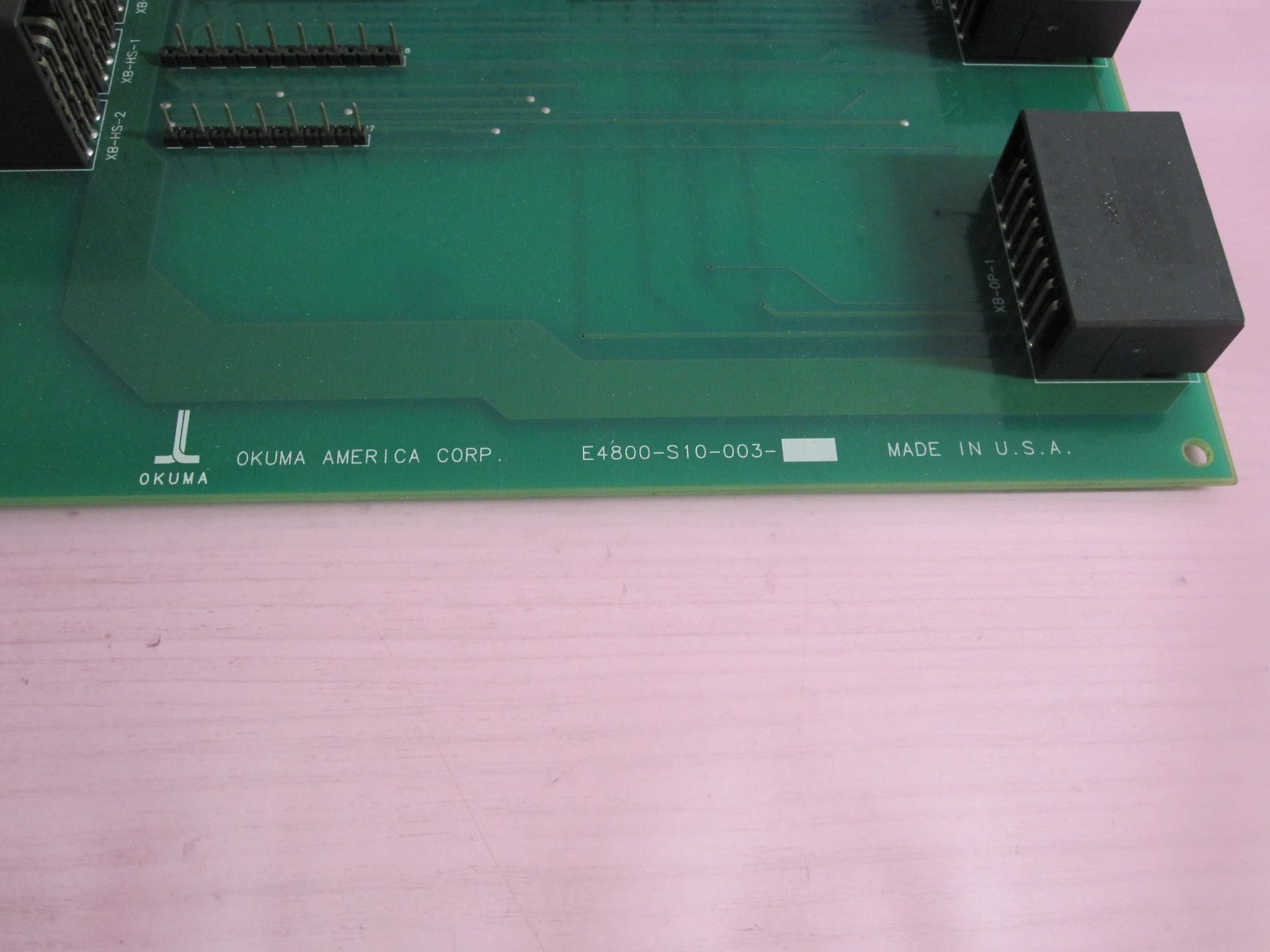 OKUMA E4800-S10-003 Interface Board PC Board PLC/Add-On Board 2