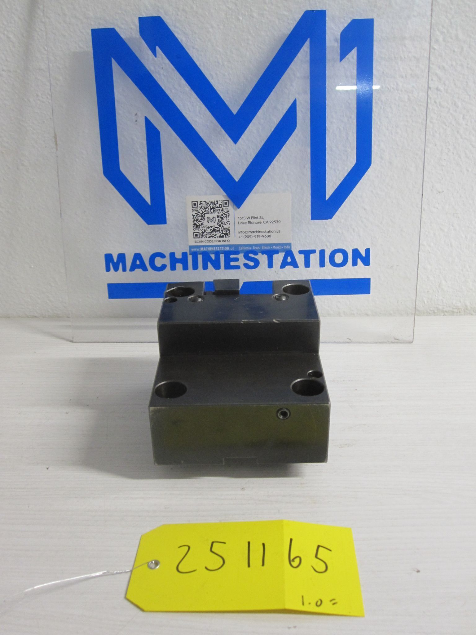 (As-Is) ITI Tooling BMT60 OD Turning Holder Lathe Static 94 x 84mm 2