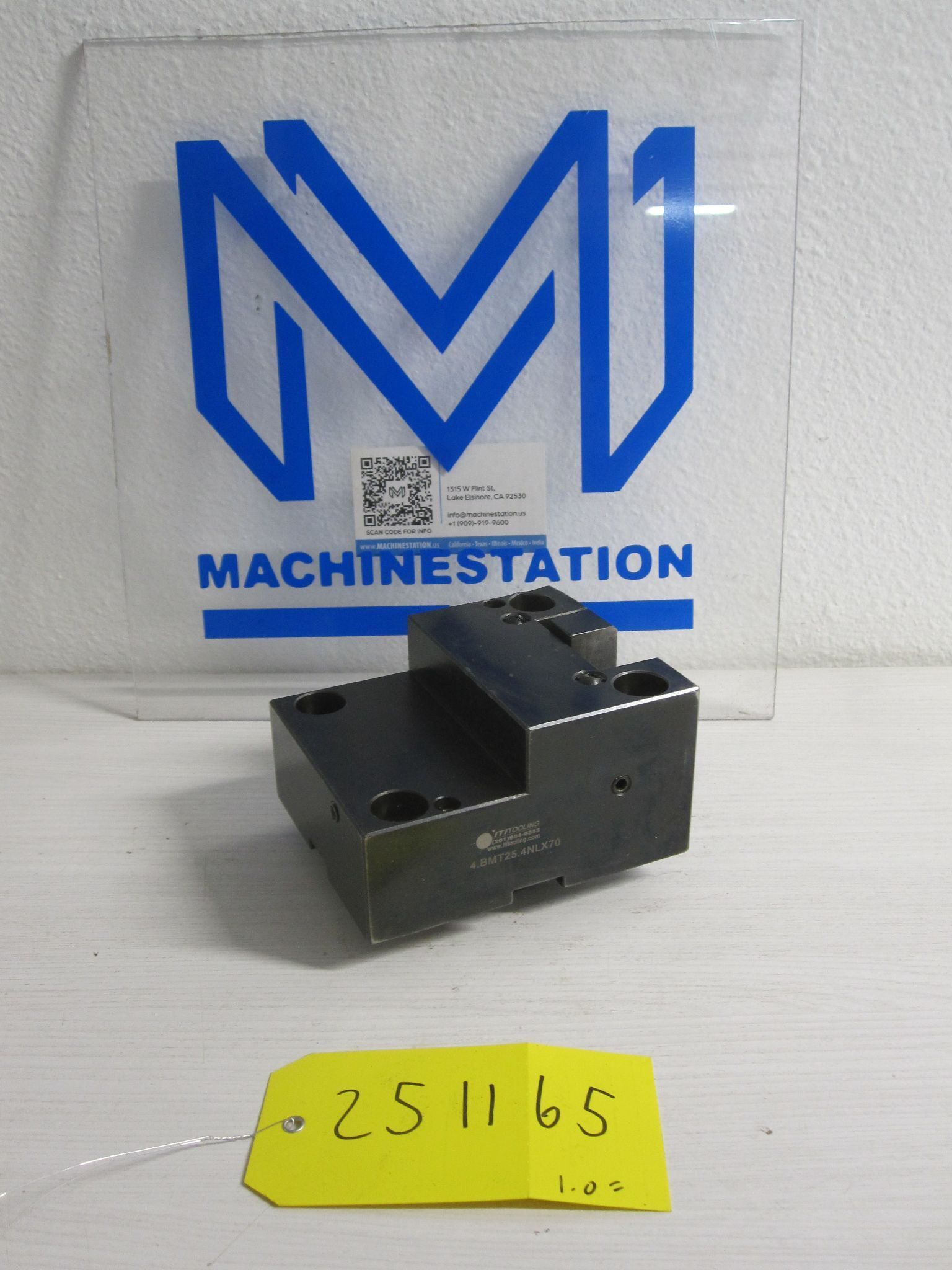 (As-Is) ITI Tooling BMT60 OD Turning Holder Lathe Static 94 x 84mm 3