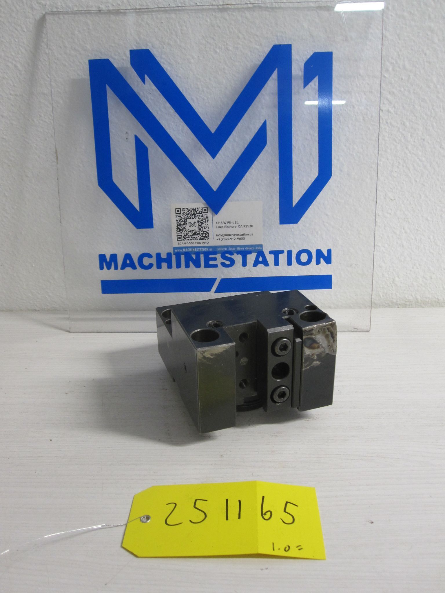 (As-Is) ITI Tooling BMT60 OD Turning Holder Lathe Static 94 x 84mm 4