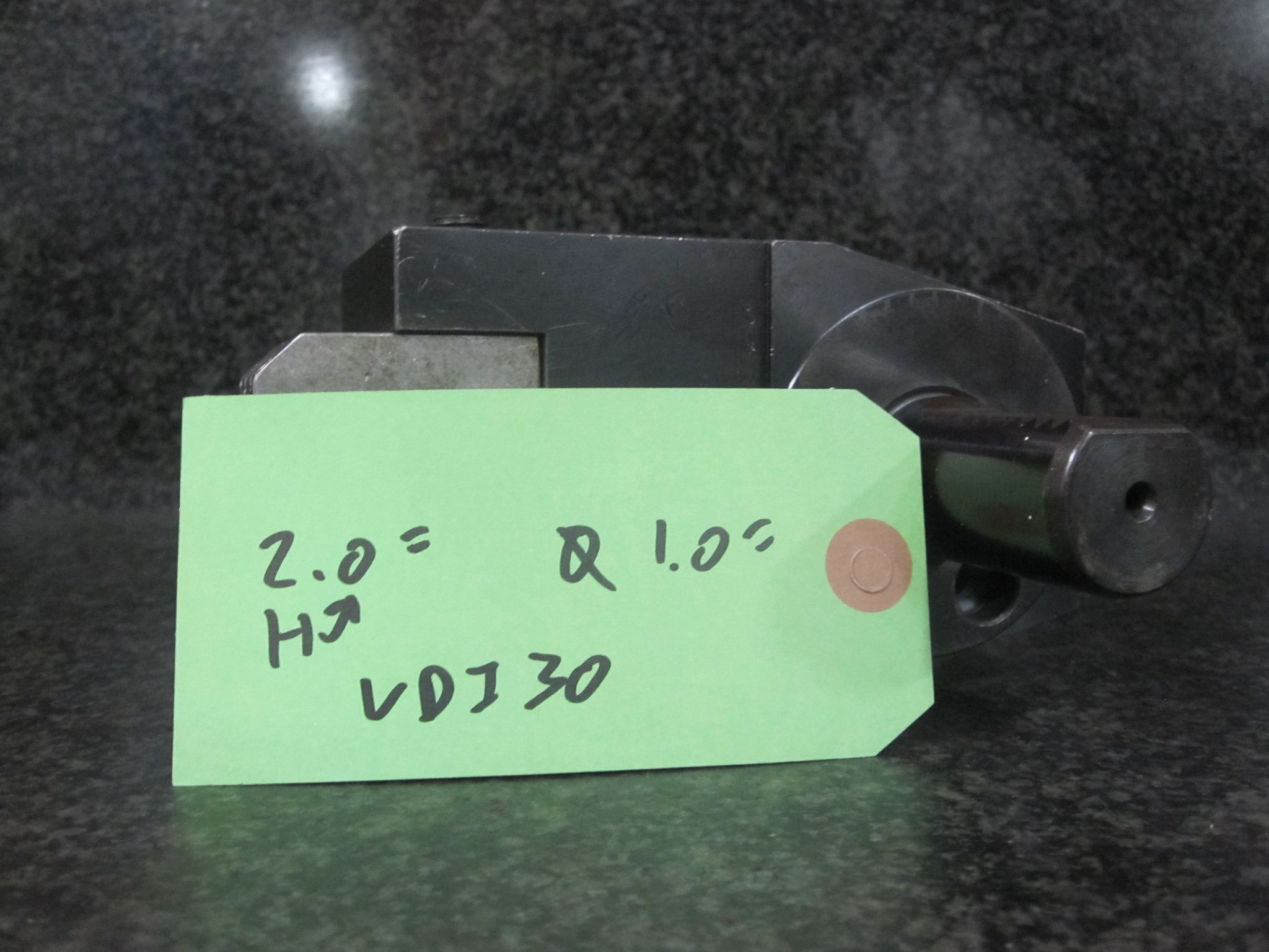 EWS TURNING TOOL VDI30 VDI 30 2.0" SQUARE SHANK W/ SHOP MADE BORING BAR CONVERSION 1.0" 11