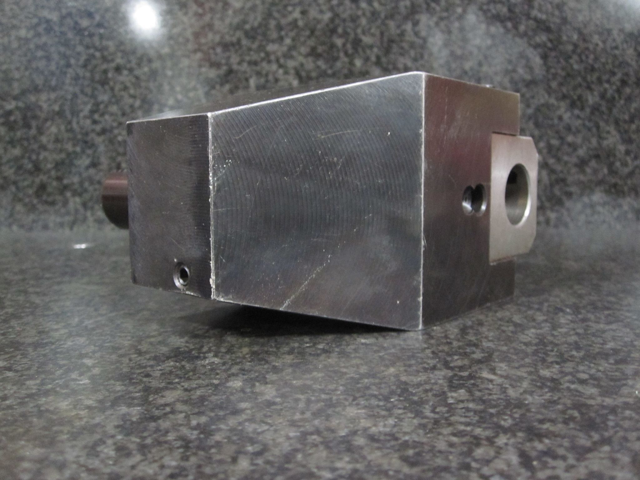 EWS TURNING TOOL VDI30 VDI 30 2.0" SQUARE SHANK W/ SHOP MADE BORING BAR CONVERSION 1.0" 2