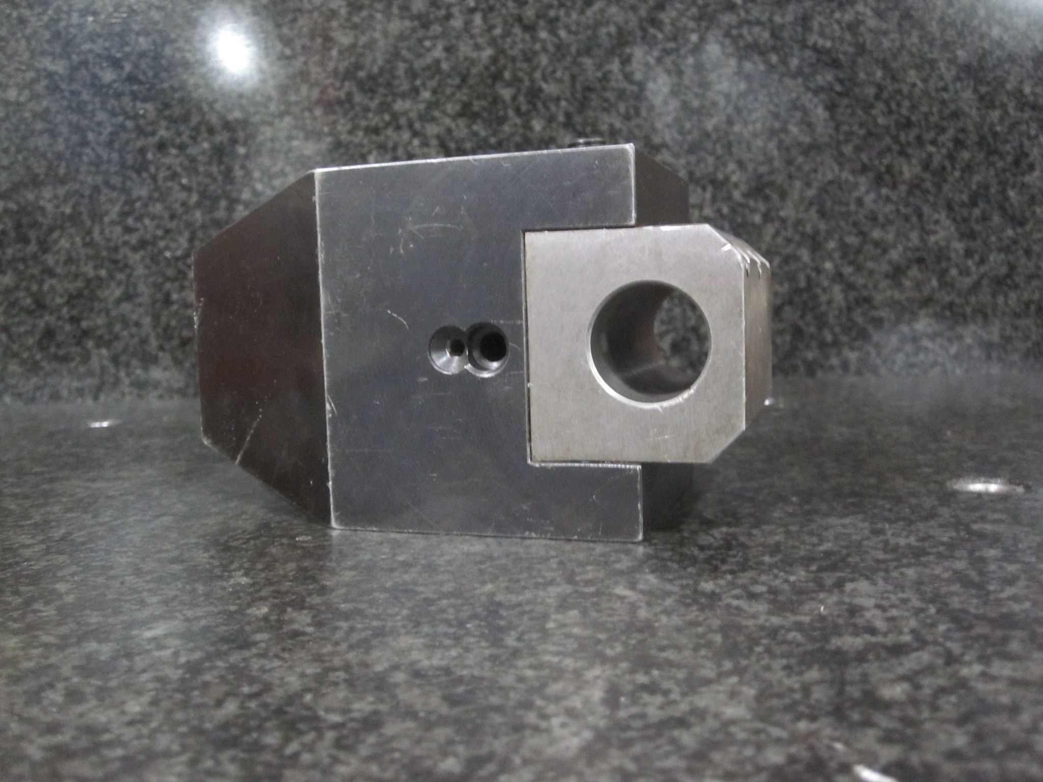 EWS TURNING TOOL VDI30 VDI 30 2.0" SQUARE SHANK W/ SHOP MADE BORING BAR CONVERSION 1.0" 3