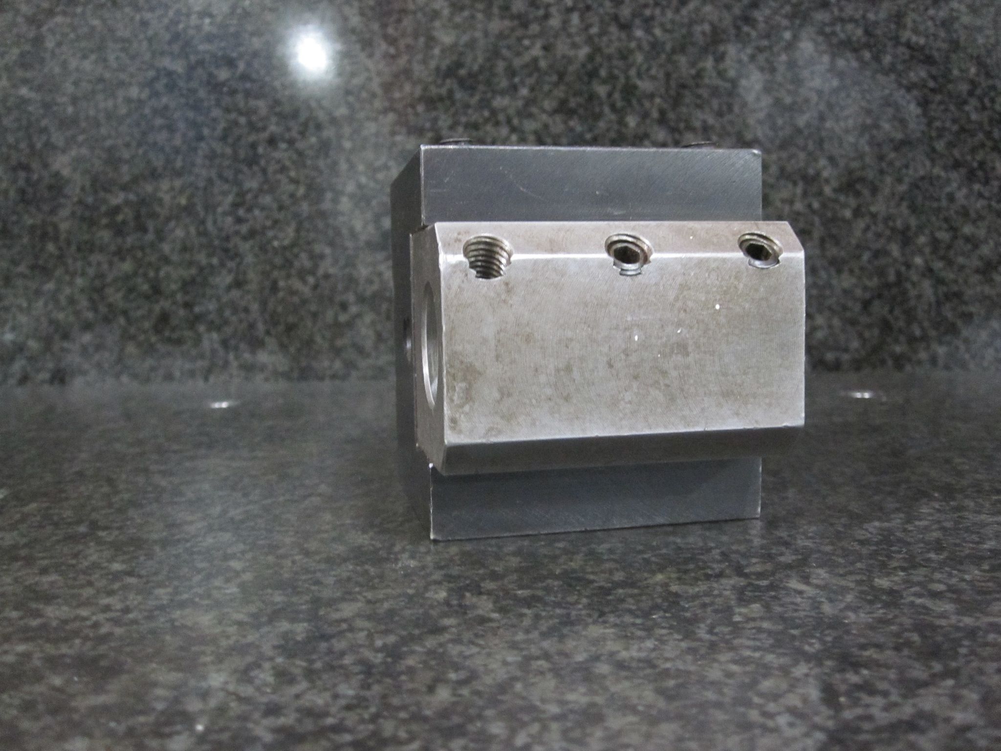 EWS TURNING TOOL VDI30 VDI 30 2.0" SQUARE SHANK W/ SHOP MADE BORING BAR CONVERSION 1.0" 4