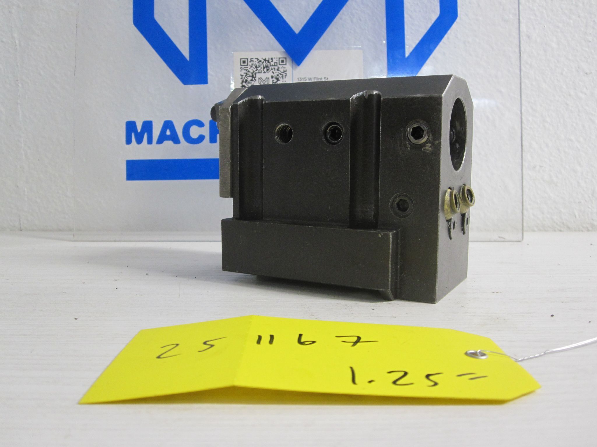 BMT45 Boring Bar Holder 1.25" 1 1/4" Static 58mm x 58mm 3