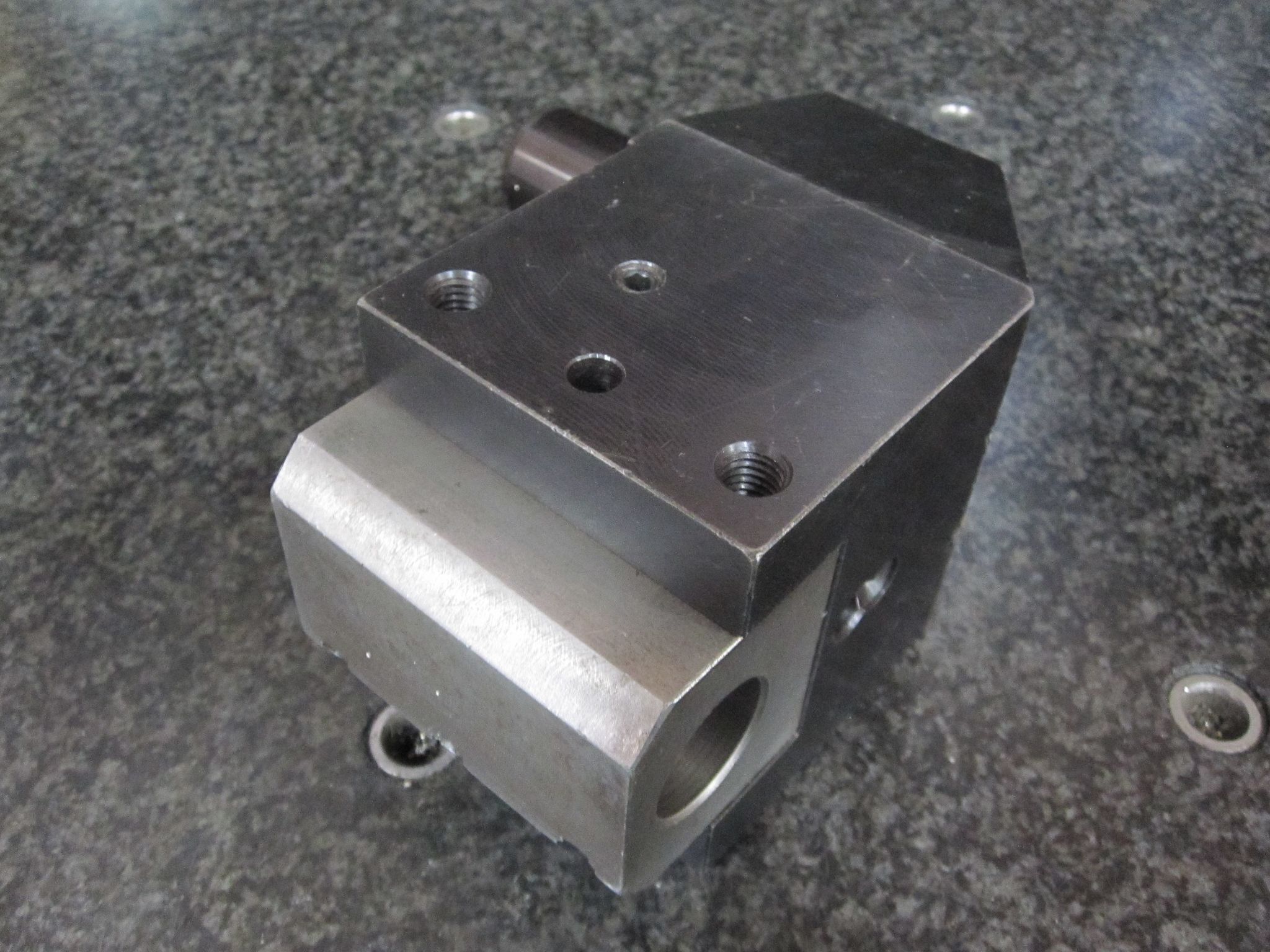 EWS TURNING TOOL VDI30 VDI 30 2.0" SQUARE SHANK W/ SHOP MADE BORING BAR CONVERSION 1.0" 1